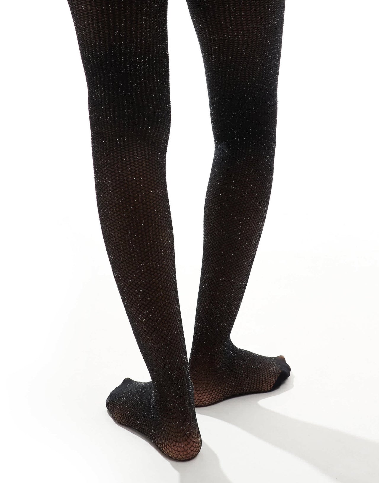 ASOS DESIGN metallic net in black - ASOS Sample Sale