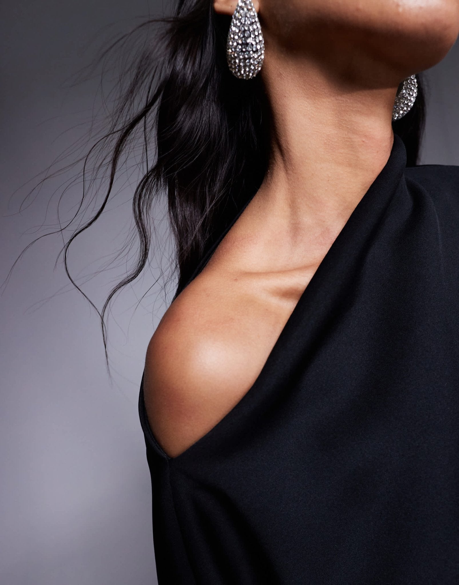 ASOS DESIGN micro mini dress with volume sleeve in black in scuba - style fabric - ASOS Sample Sale