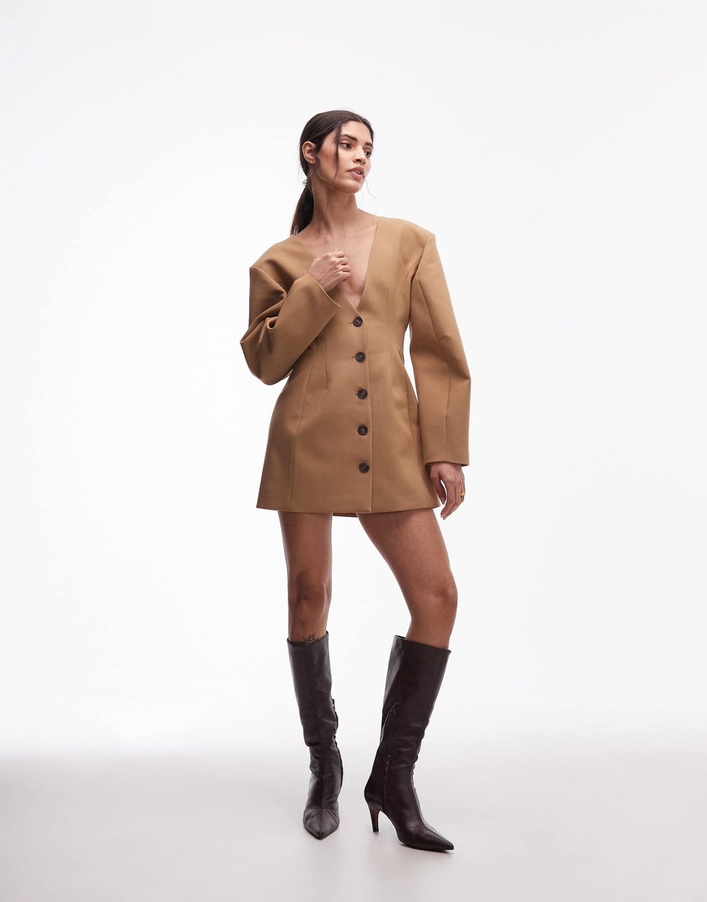 ASOS DESIGN moulded hip tailored mini dress - ASOS Sample Sale