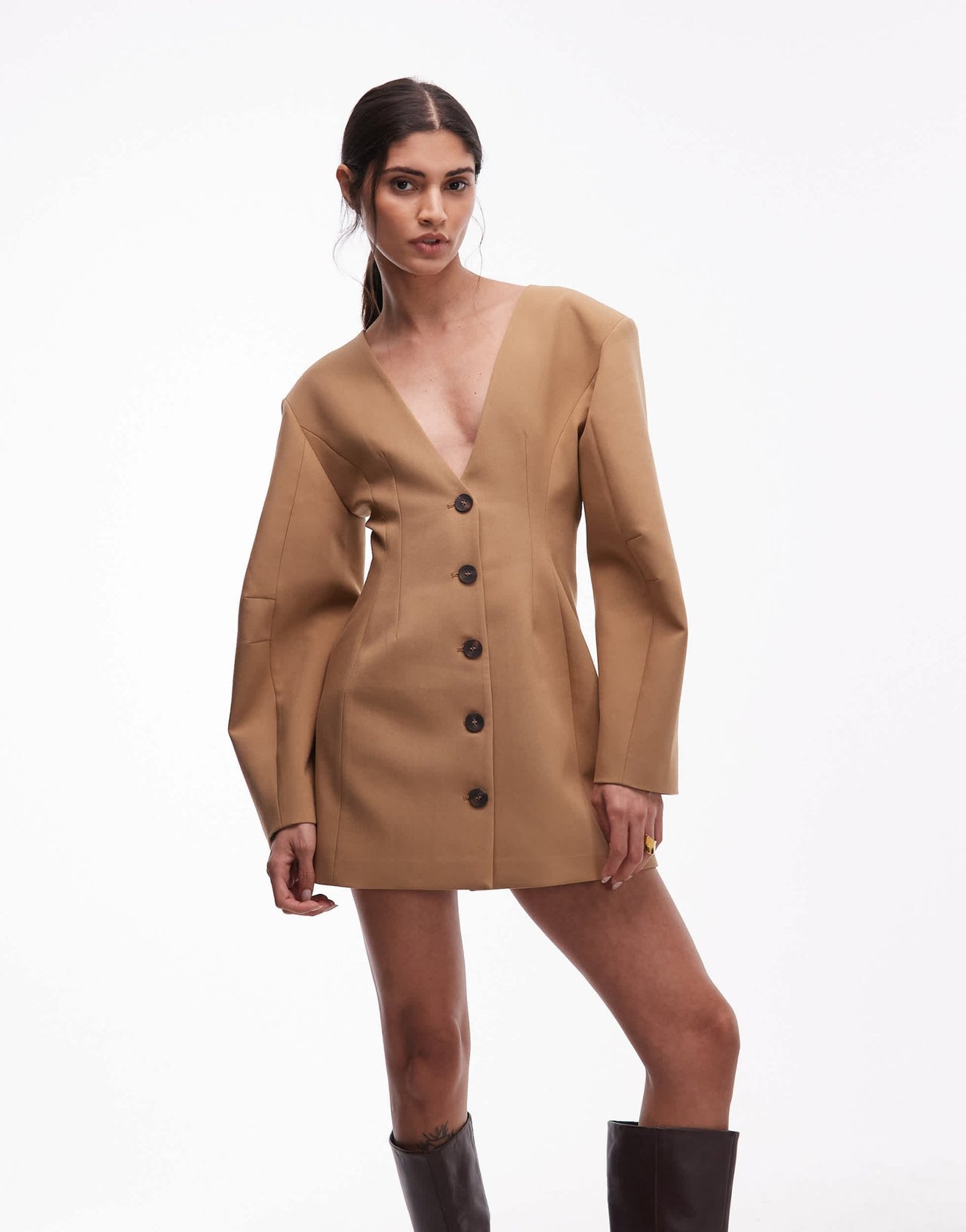 ASOS DESIGN moulded hip tailored mini dress - ASOS Sample Sale