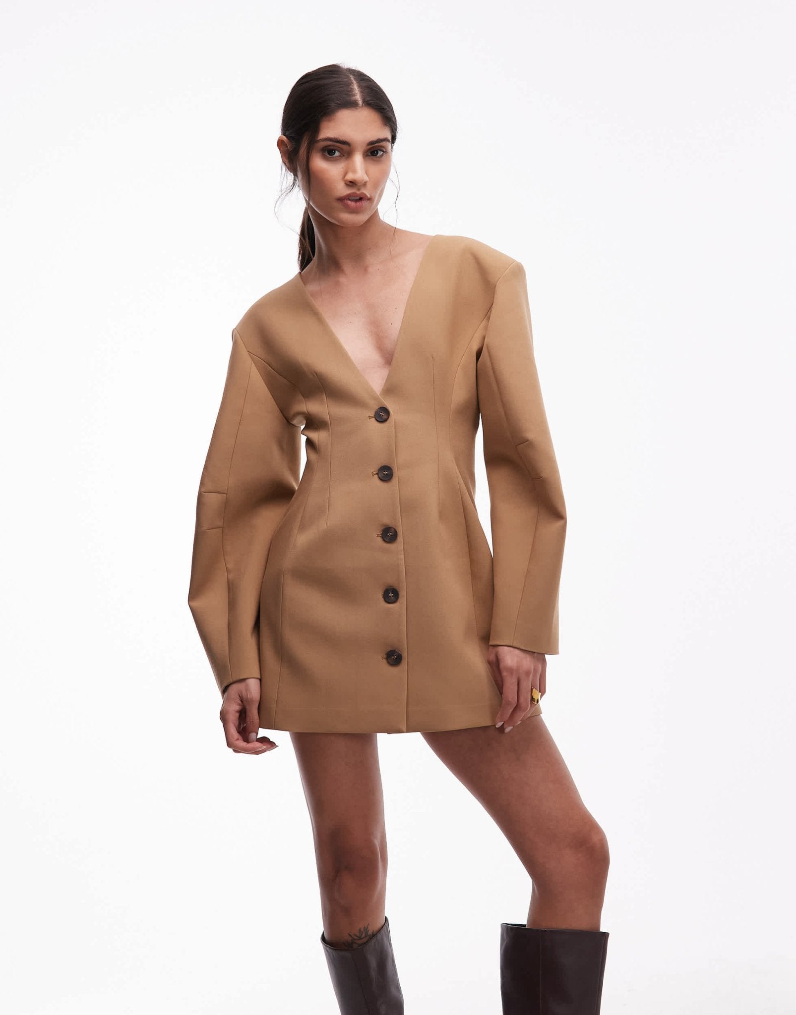 ASOS DESIGN moulded hip tailored mini dress - ASOS Sample Sale