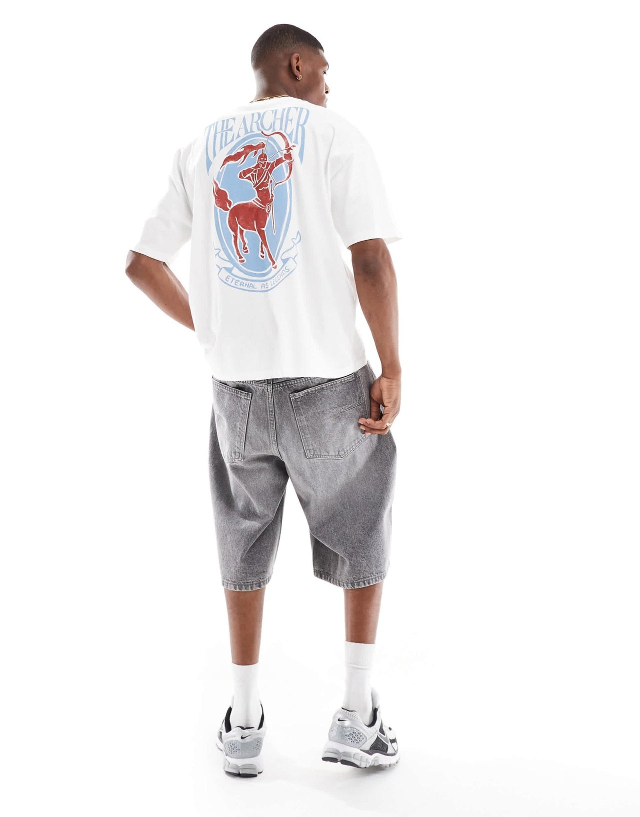 ASOS DESIGN oversized graphic t-shirt in white - ASOS Sample Sale