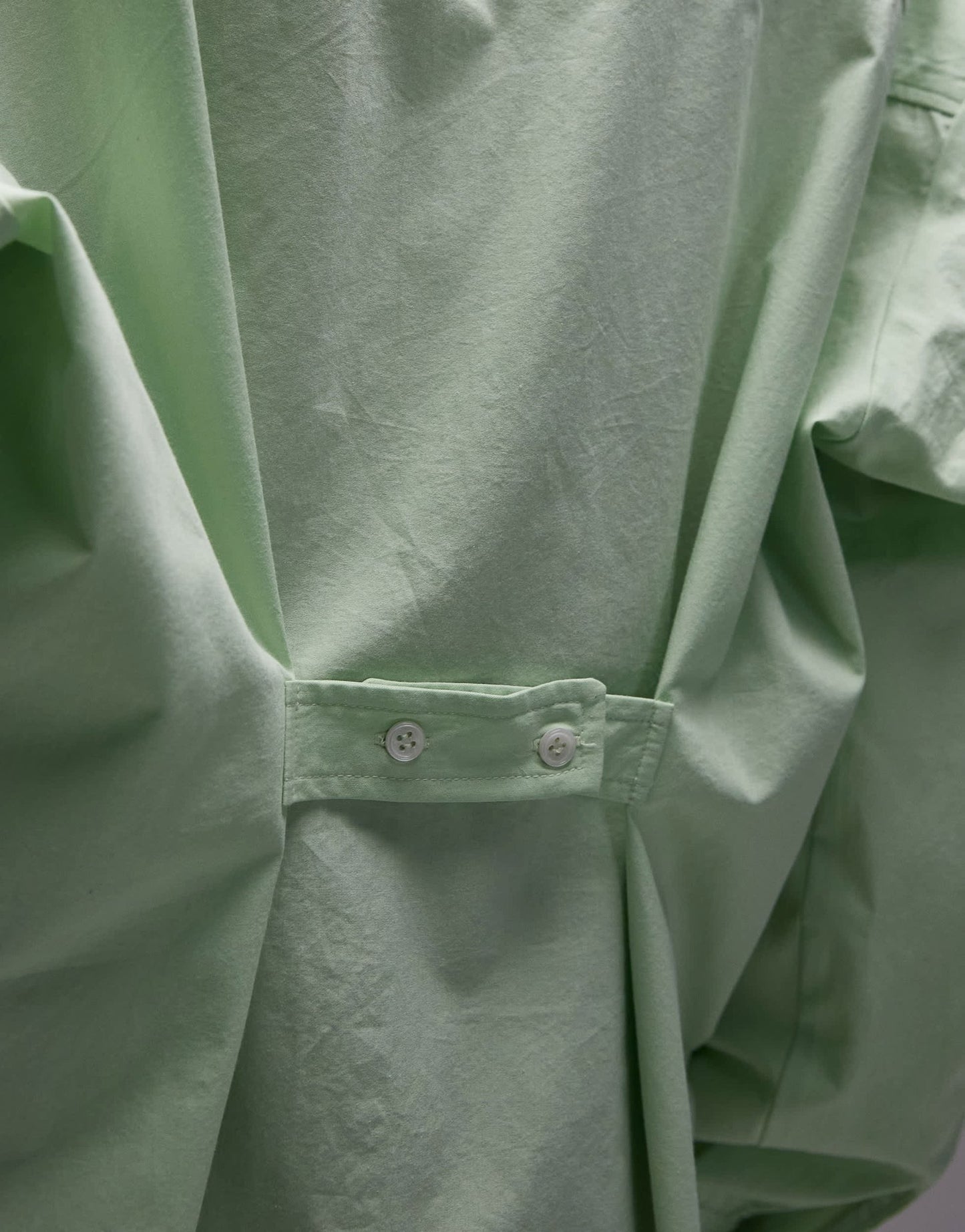 ASOS DESIGN oversized shirt with tab back detail in green - ASOS Sample Sale
