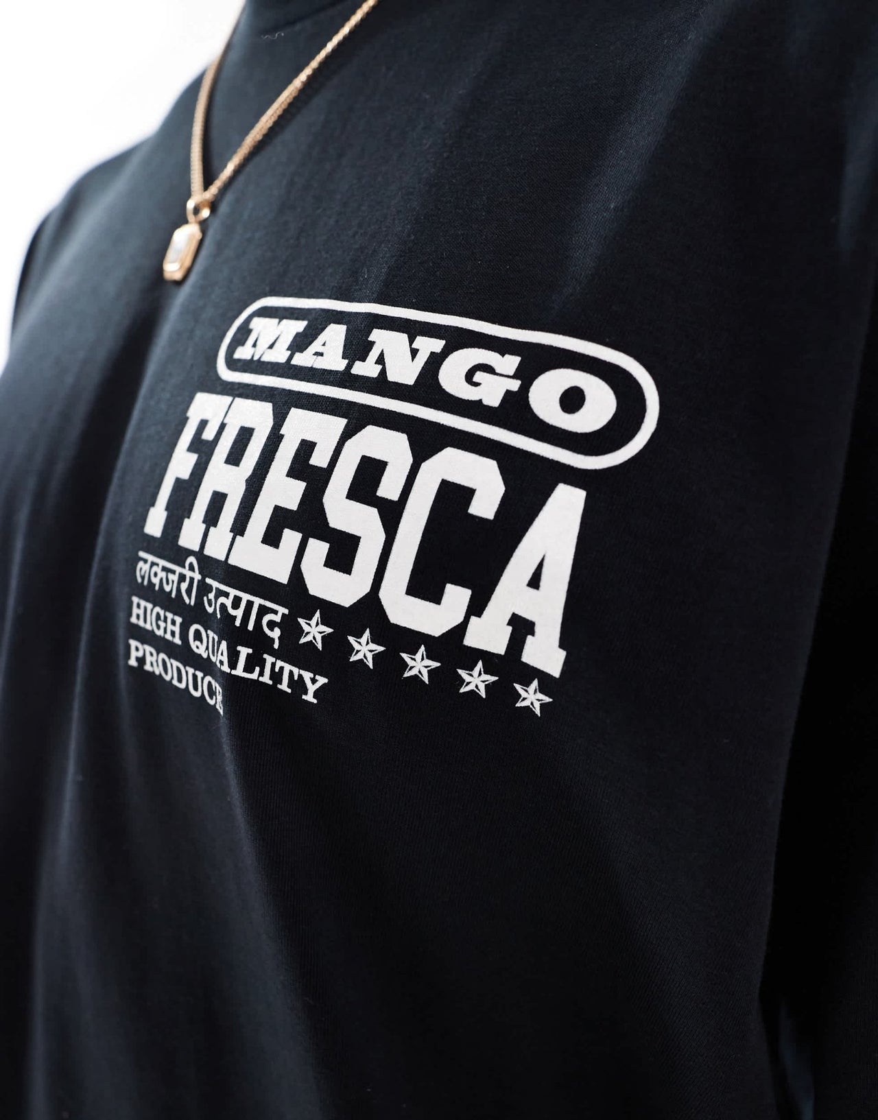 ASOS DESIGN oversized t-shirt in black with fruit back print - ASOS Sample Sale