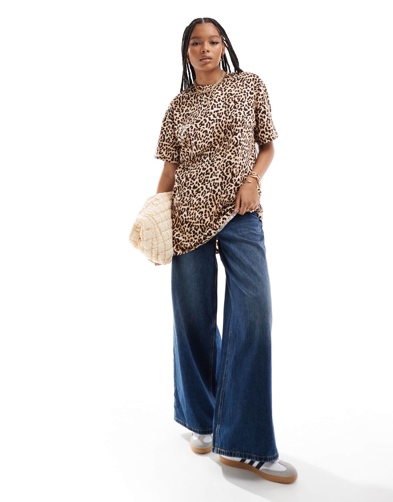 ASOS DESIGN oversized t-shirt in leopard print - ASOS Sample Sale