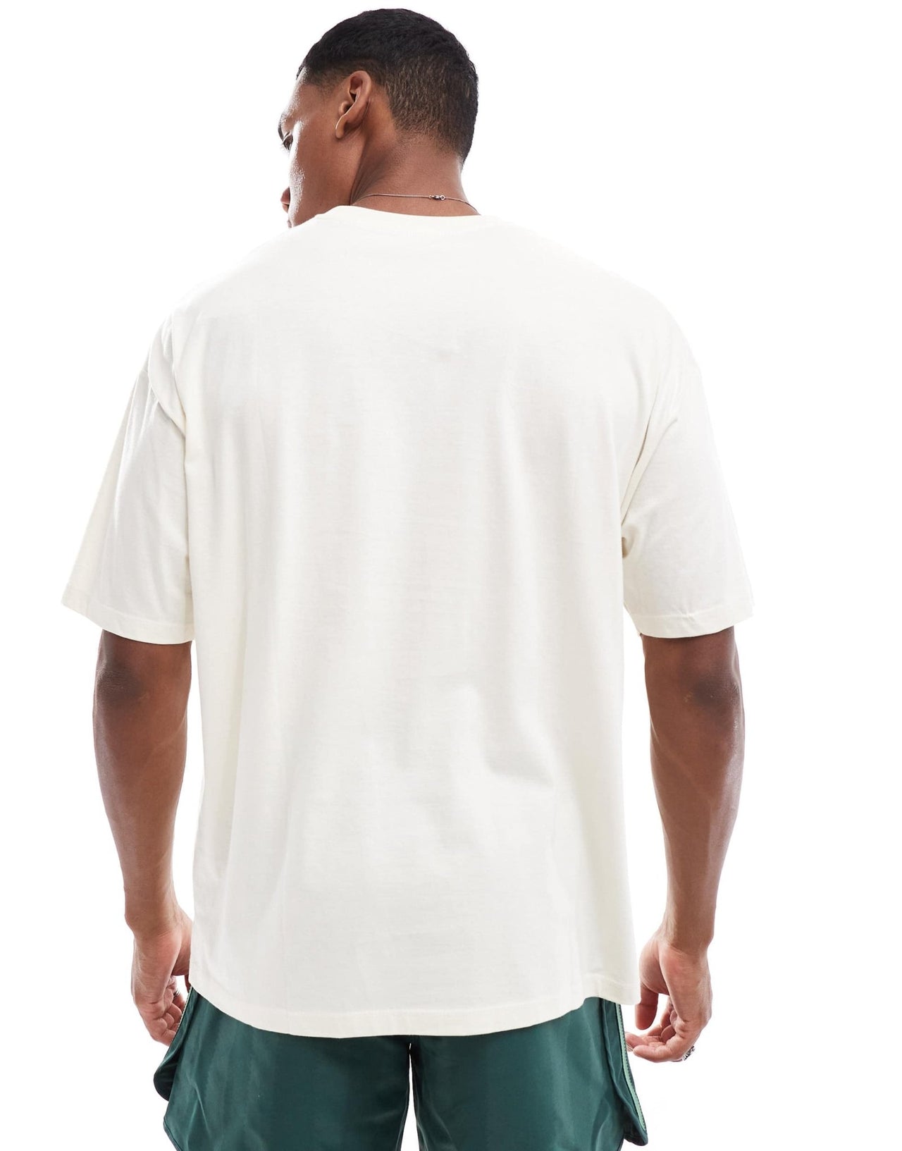 ASOS DESIGN oversized t-shirt in off white with city chest print - ASOS Sample Sale