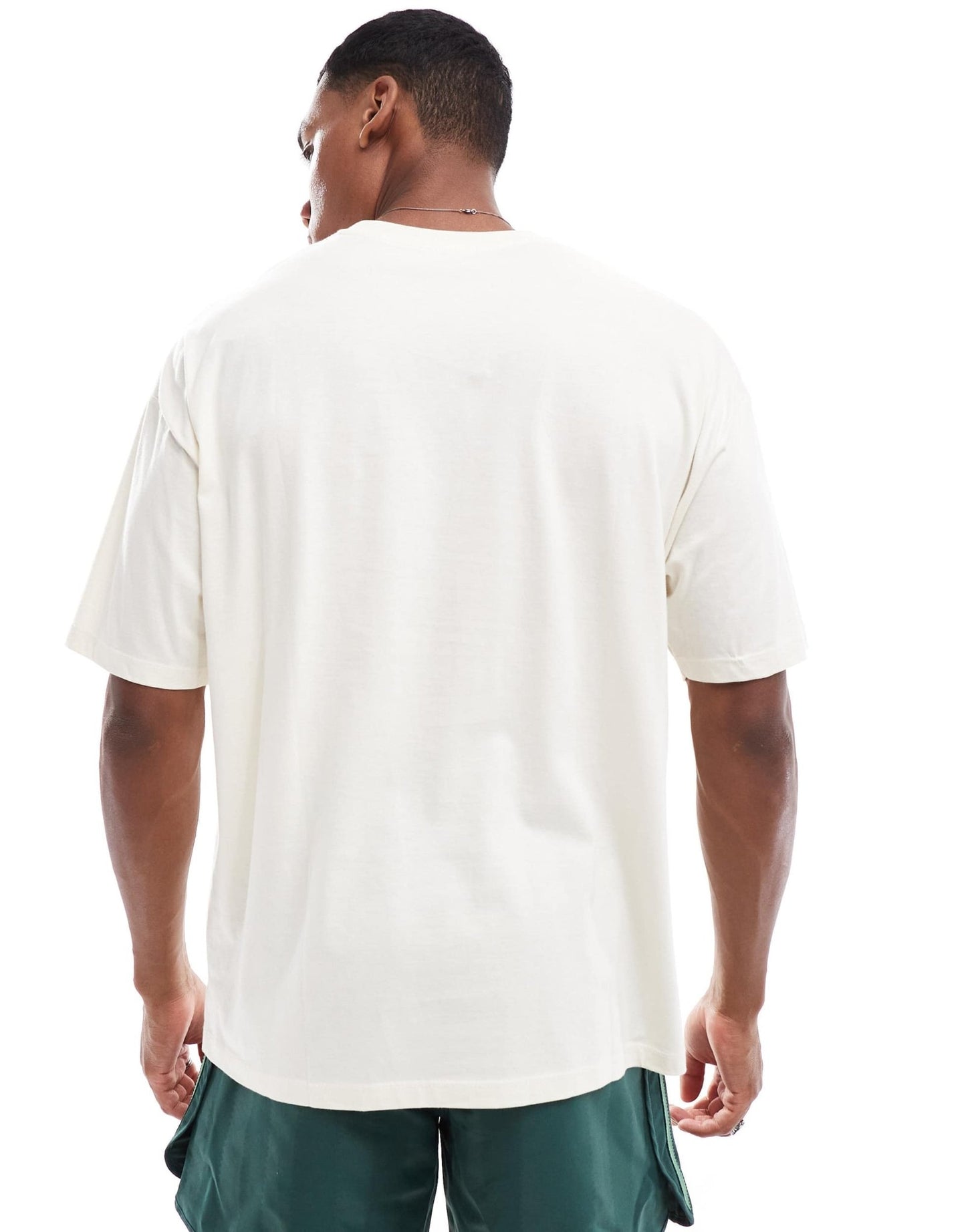ASOS DESIGN oversized t-shirt in off white with city chest print - ASOS Sample Sale