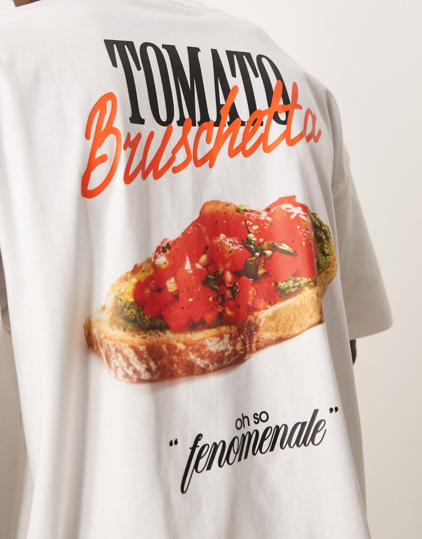 ASOS DESIGN oversized t-shirt with cartoon graphic in white - ASOS Sample Sale