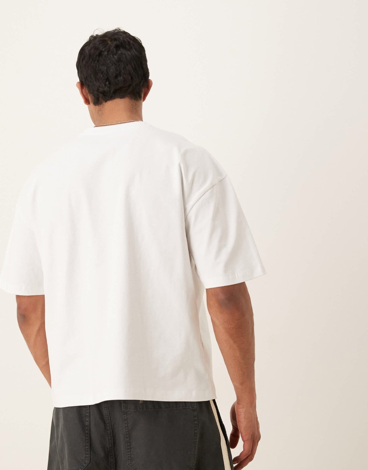 ASOS DESIGN oversized t-shirt with chest print in white - ASOS Sample Sale