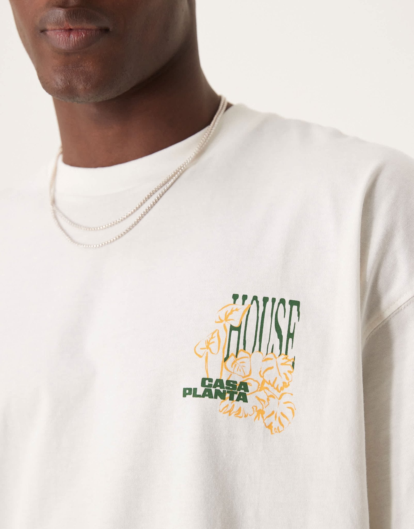 ASOS DESIGN oversized t-shirt with floral graphic in cream - ASOS Sample Sale