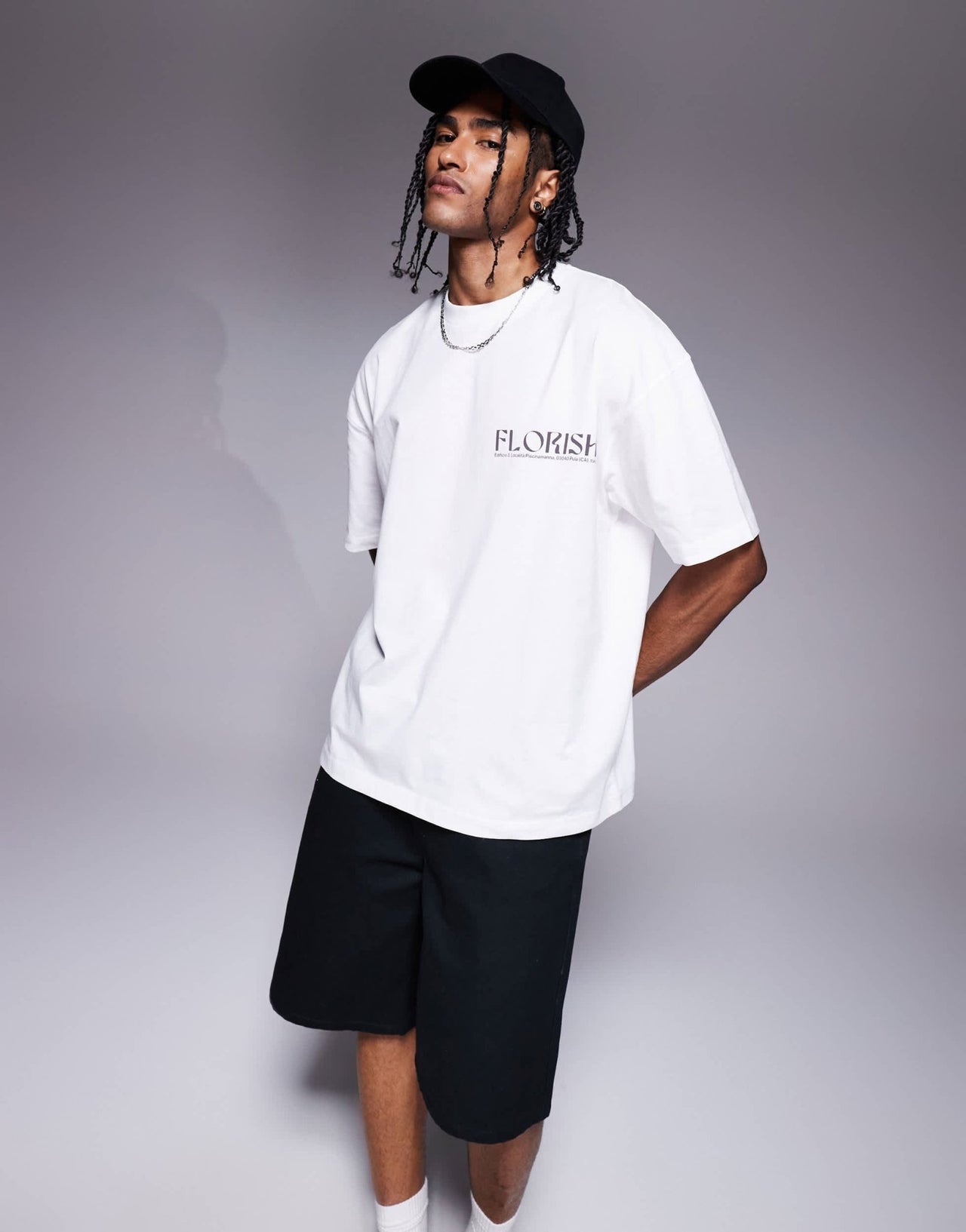 ASOS DESIGN oversized t-shirt with food graphic in white - ASOS Sample Sale
