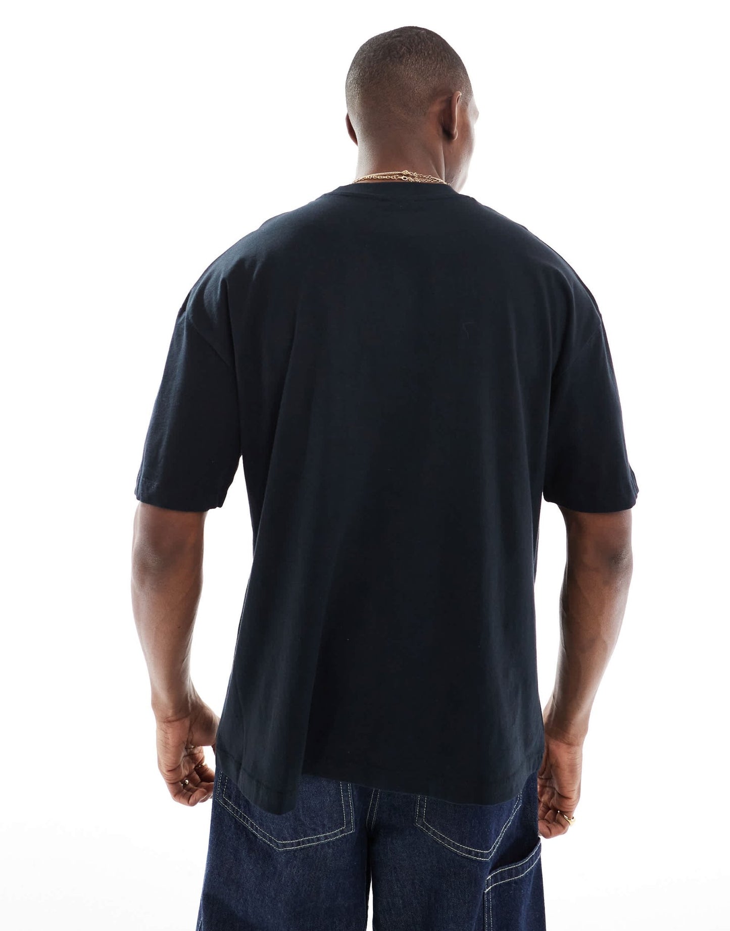 ASOS DESIGN oversized t-shirt with front city print in black - ASOS Sample Sale