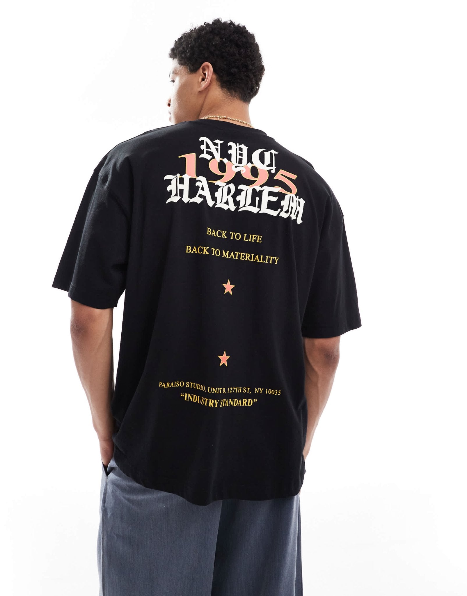 ASOS DESIGN oversized t-shirt with grunge graphic - ASOS Sample Sale