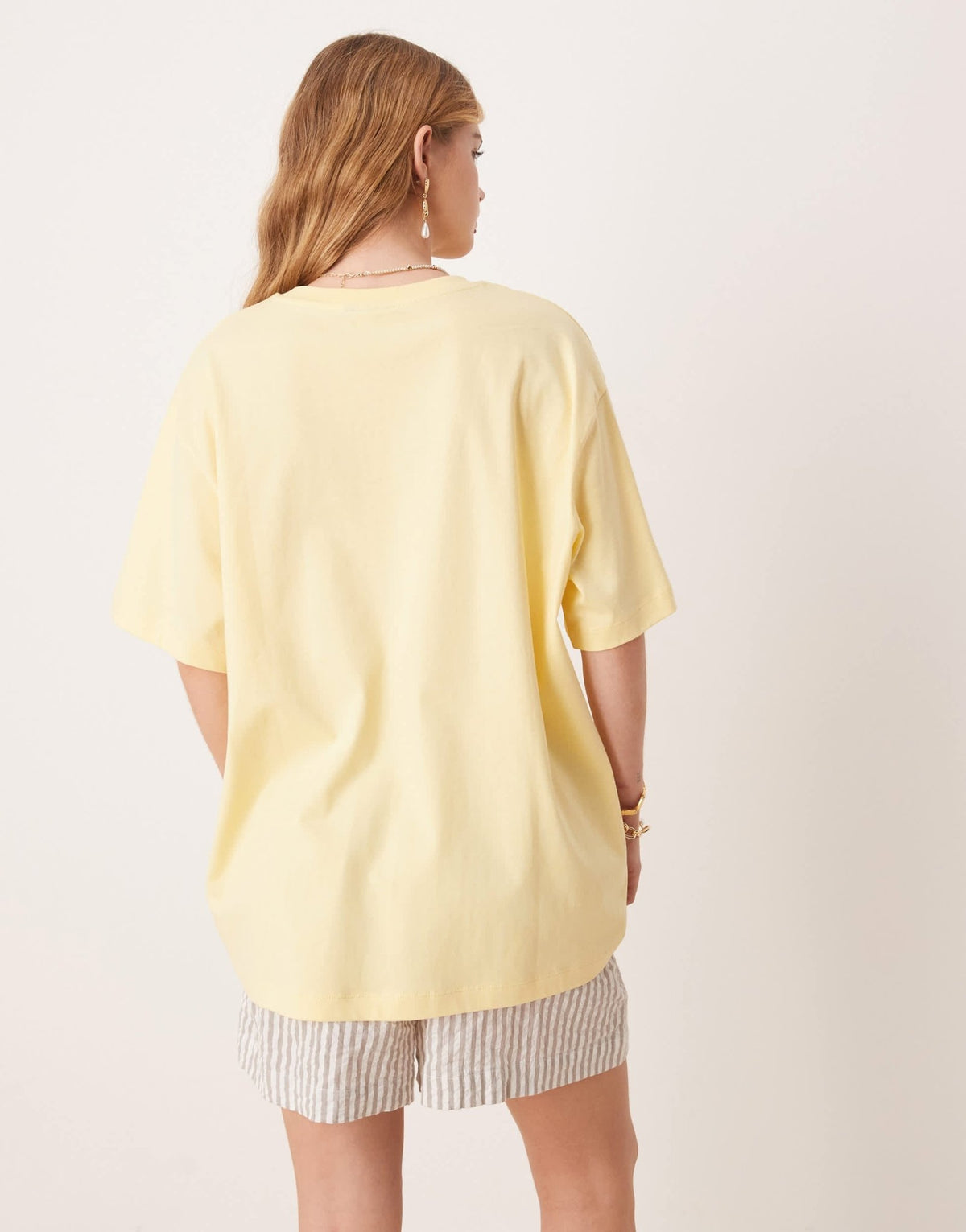 ASOS DESIGN oversized t-shirt with Mallorca graphic in yellow - ASOS Sample Sale