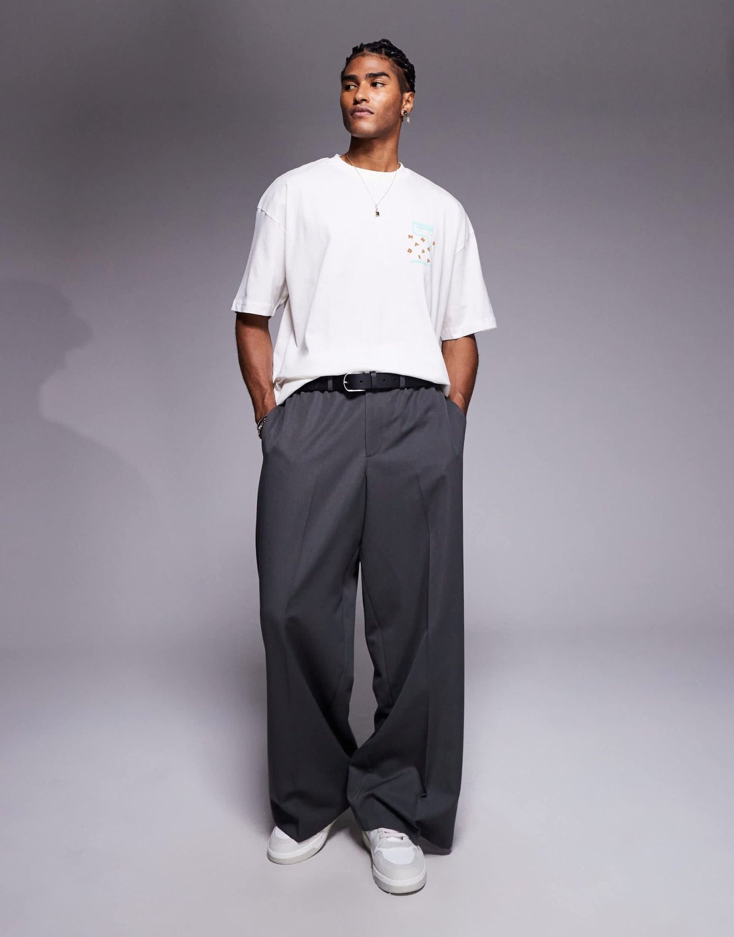 ASOS DESIGN oversized t-shirt with margarita graphic in off white - ASOS Sample Sale