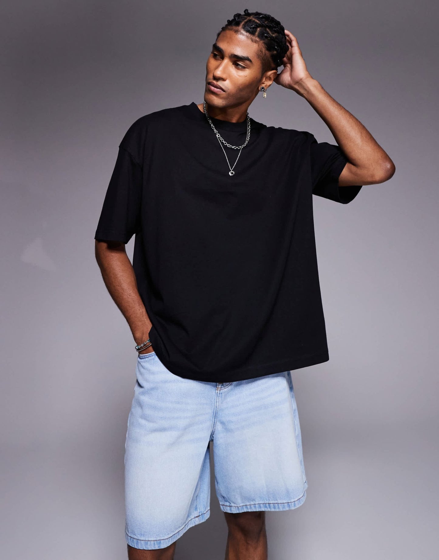 ASOS DESIGN oversized t-shirt with martini graphic in black - ASOS Sample Sale