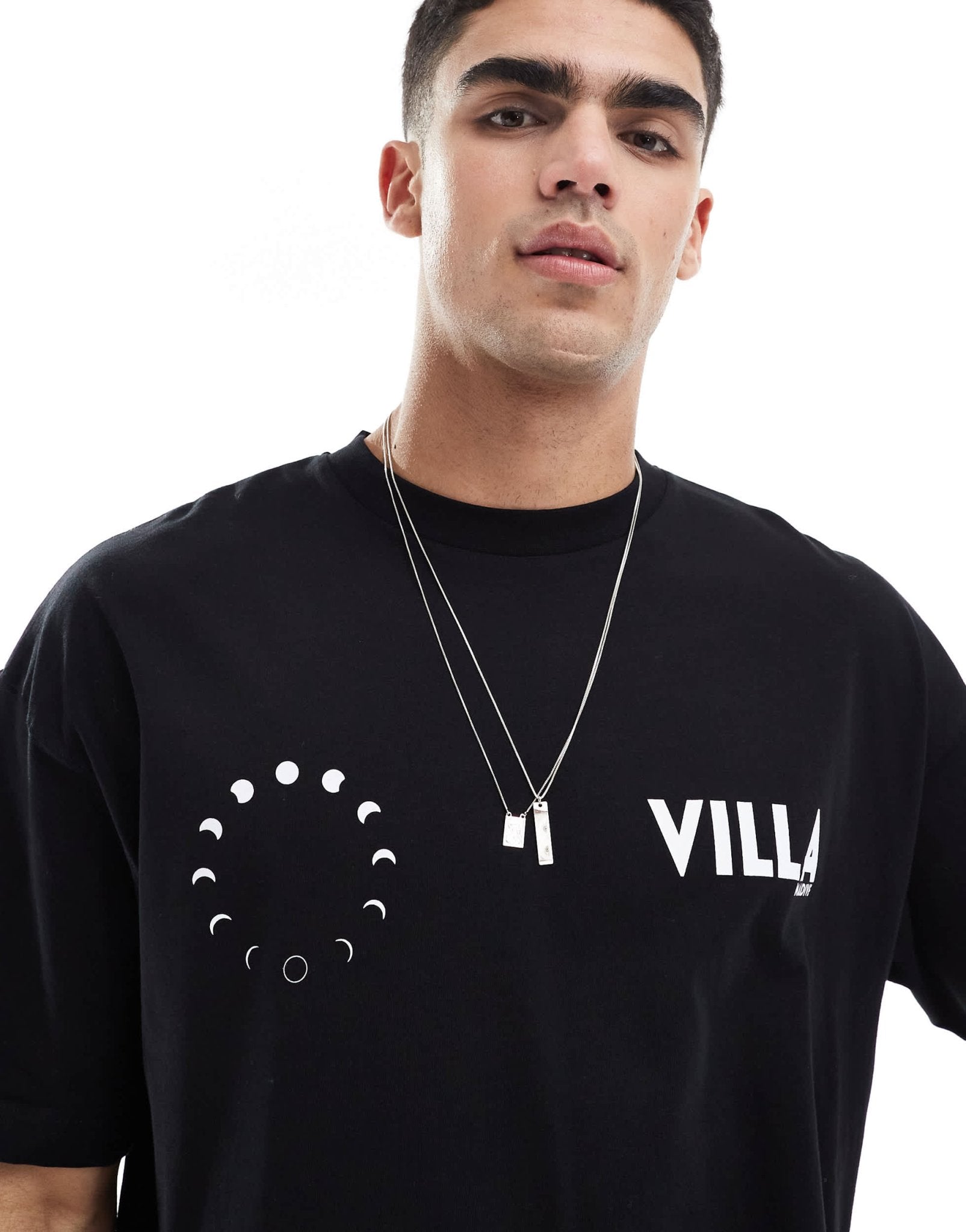 ASOS DESIGN oversized t-shirt with palm graphic in black - ASOS Sample Sale