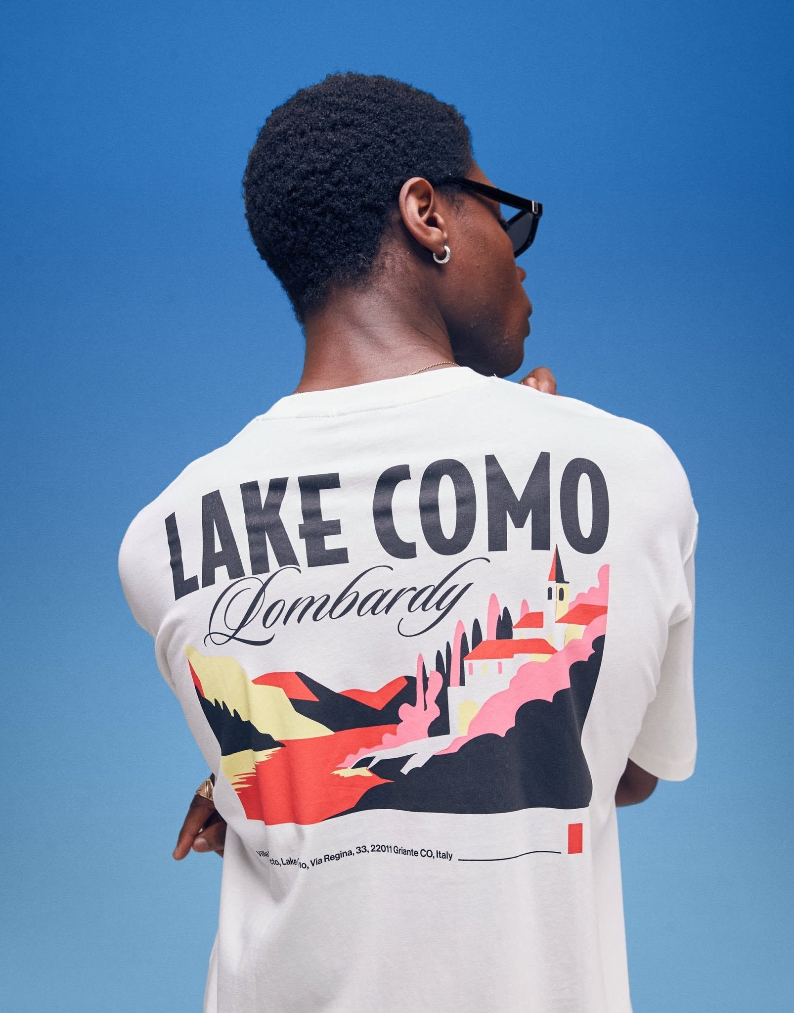 ASOS DESIGN oversized t-shirt with scenic graphic in cream - ASOS Sample Sale