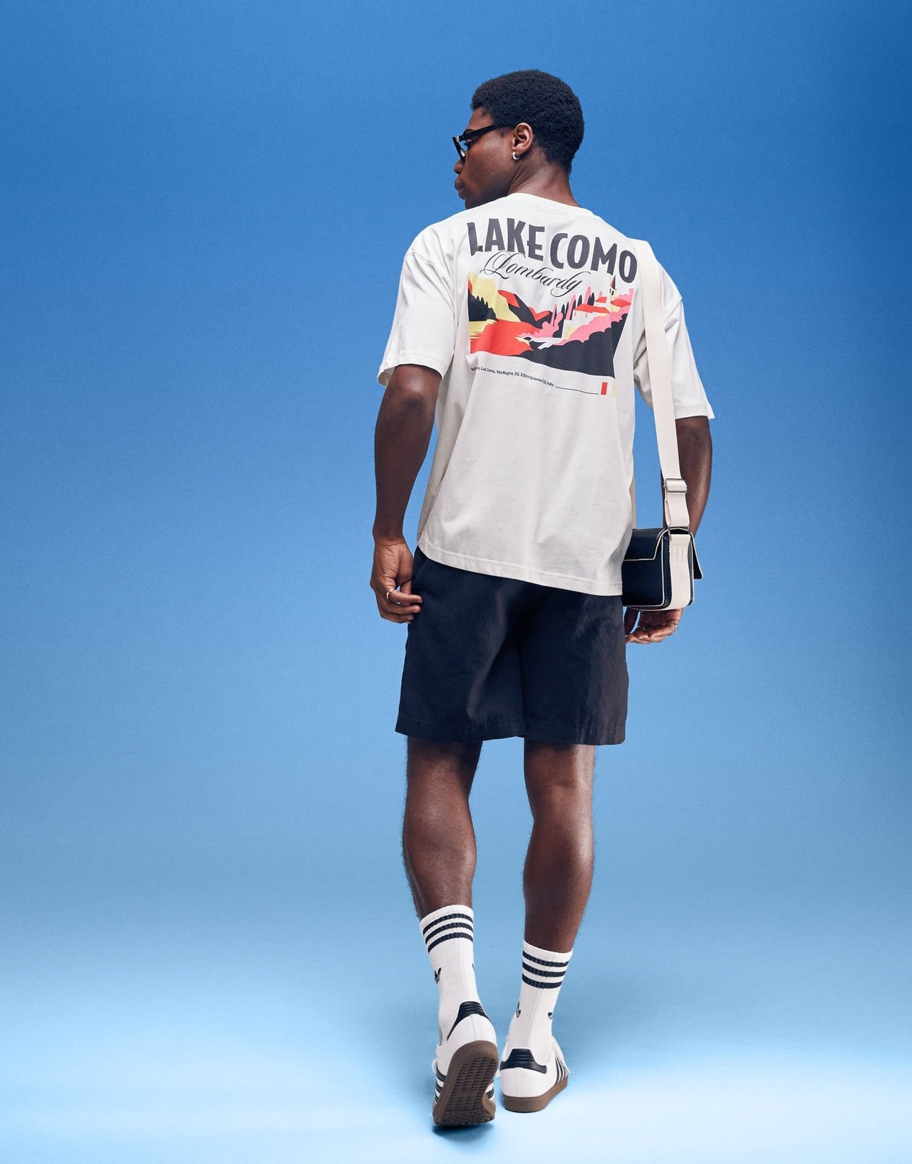 ASOS DESIGN oversized t-shirt with scenic graphic in cream - ASOS Sample Sale