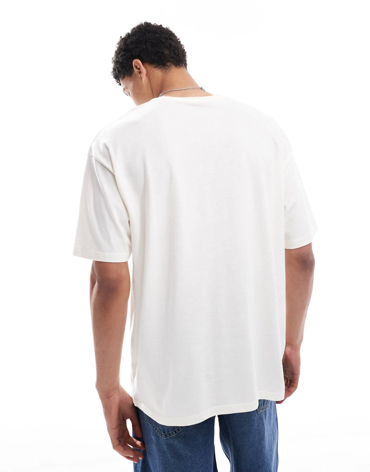 ASOS DESIGN oversized t-shirt with sports graphic in off white - ASOS Sample Sale