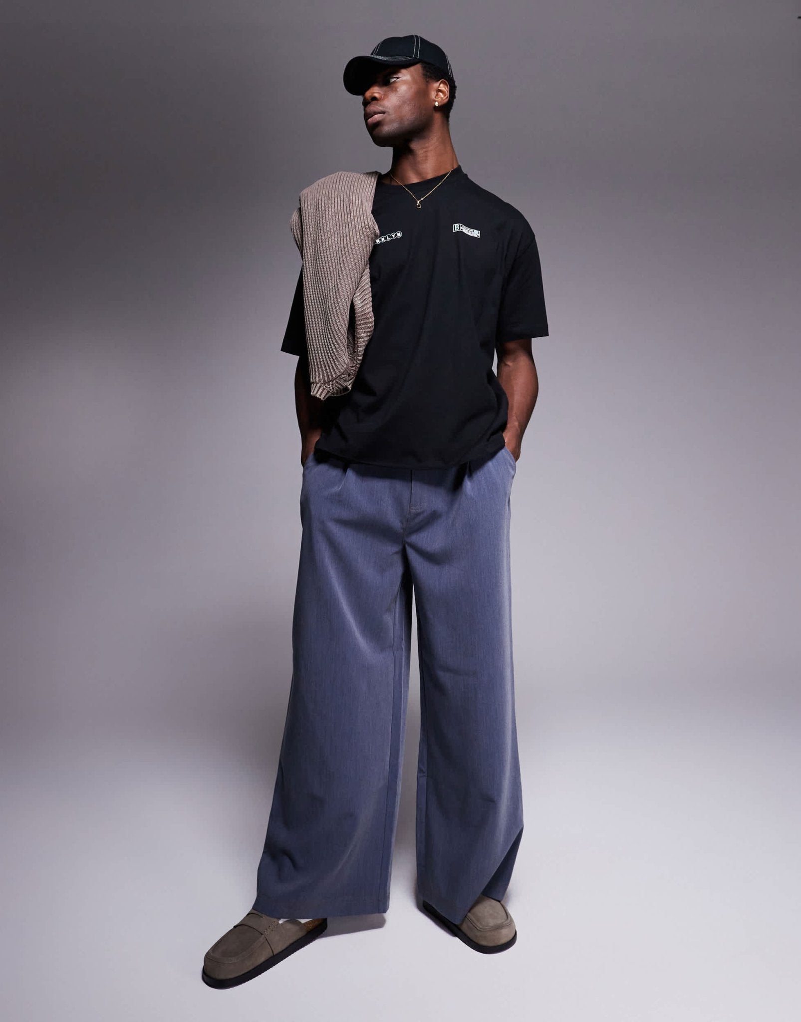 ASOS DESIGN oversized t-shirt with street graphic in black - ASOS Sample Sale
