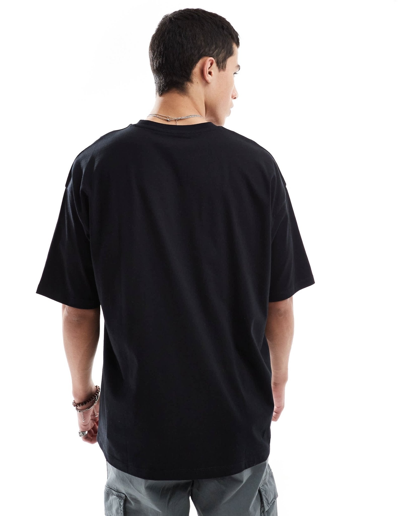 ASOS DESIGN oversized t-shirt with street graphic in black - ASOS Sample Sale