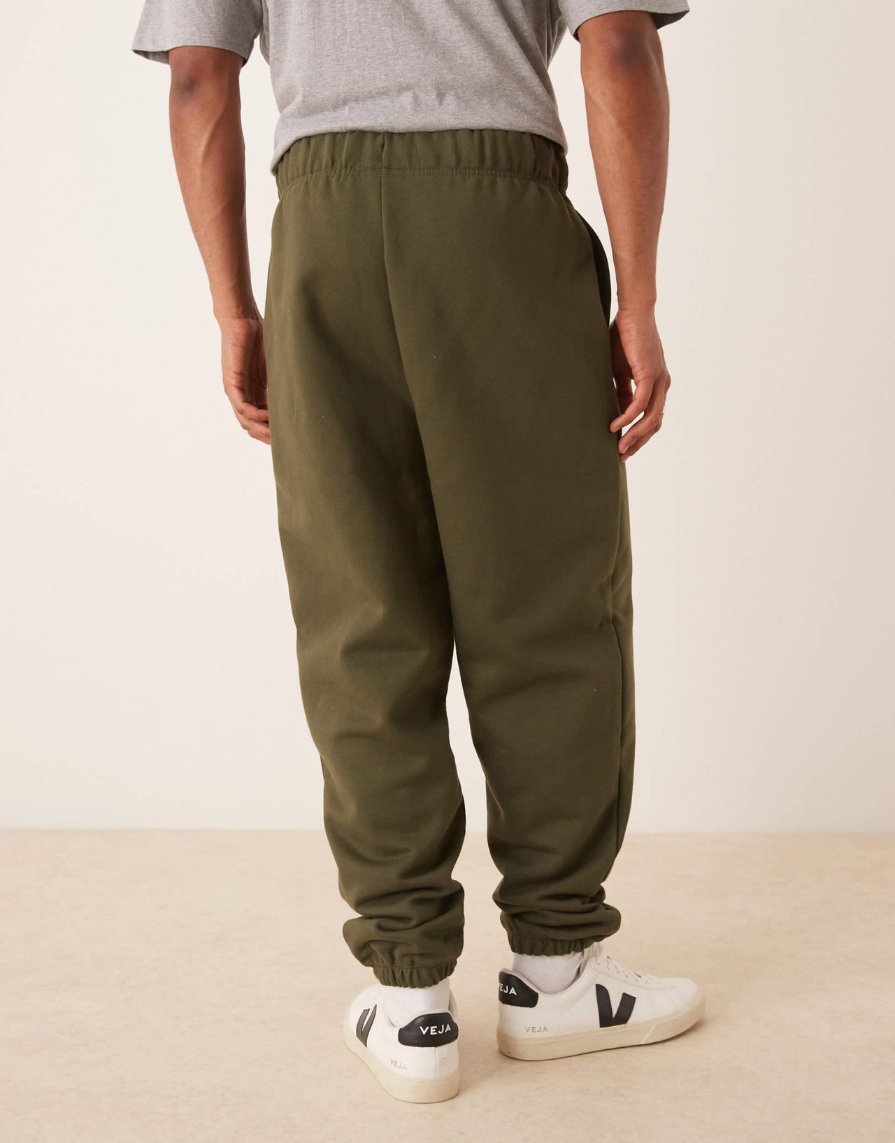 ASOS DESIGN premium heavyweight oversized joggers in 400gsm in dark green - DGREEN - ASOS Sample Sale