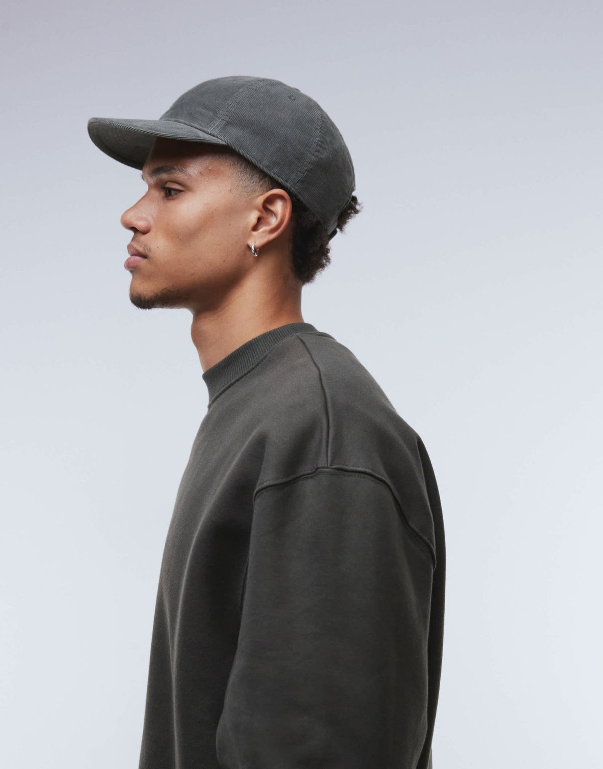 ASOS DESIGN premium heavyweight oversized sweatshirt in 400 gsm khaki - KHAKI - ASOS Sample Sale