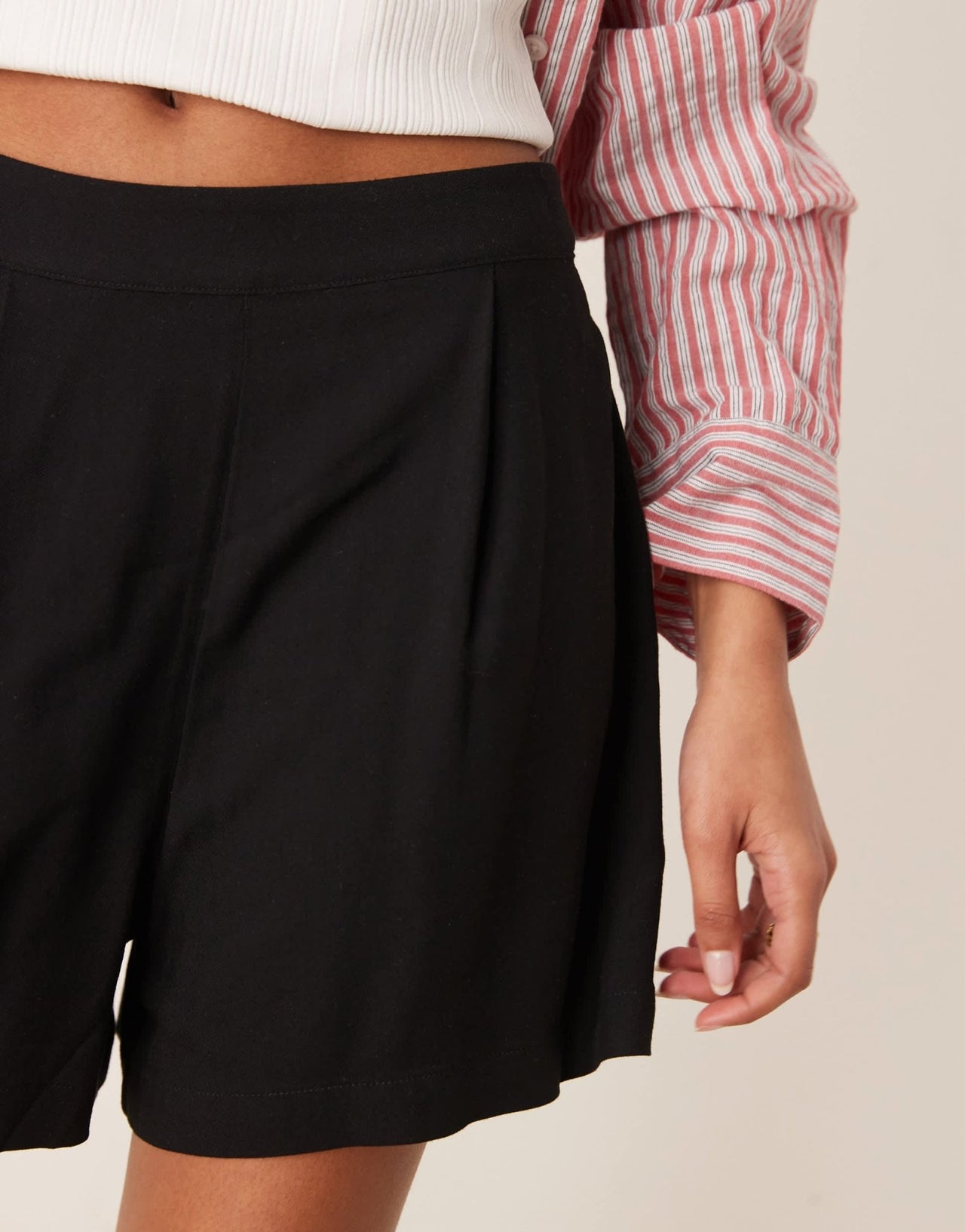 ASOS DESIGN pull on shorts in black - ASOS Sample Sale
