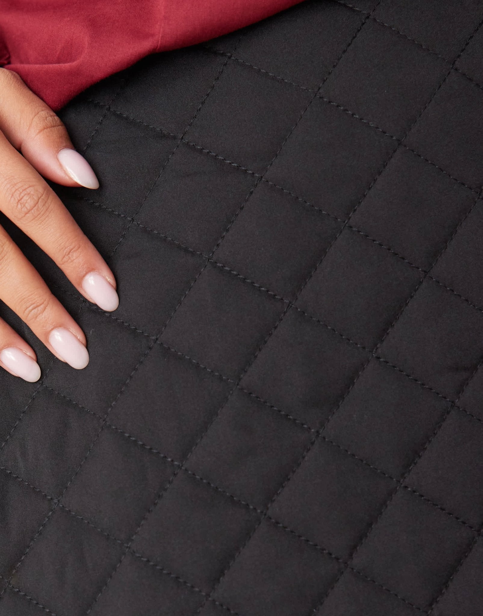 ASOS DESIGN quilted mini skirt in black - ASOS Sample Sale