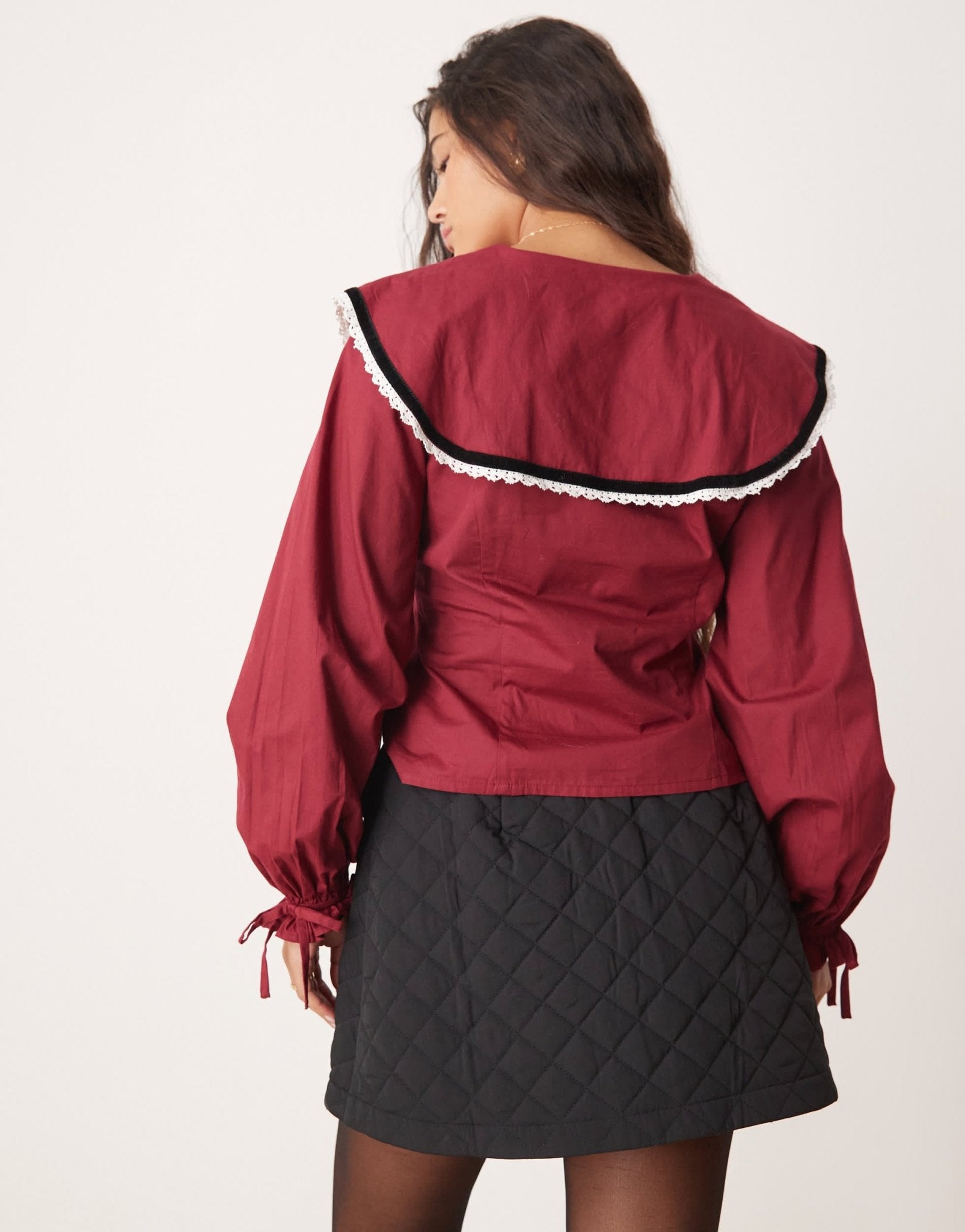 ASOS DESIGN quilted mini skirt in black - ASOS Sample Sale