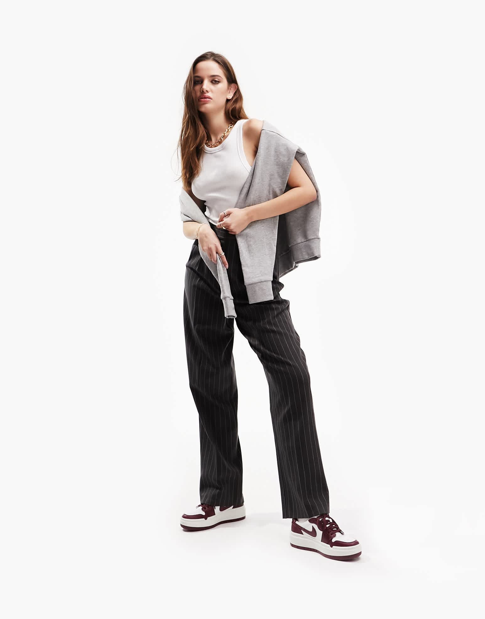 ASOS DESIGN racer neck bodysuit in white - ASOS Sample Sale