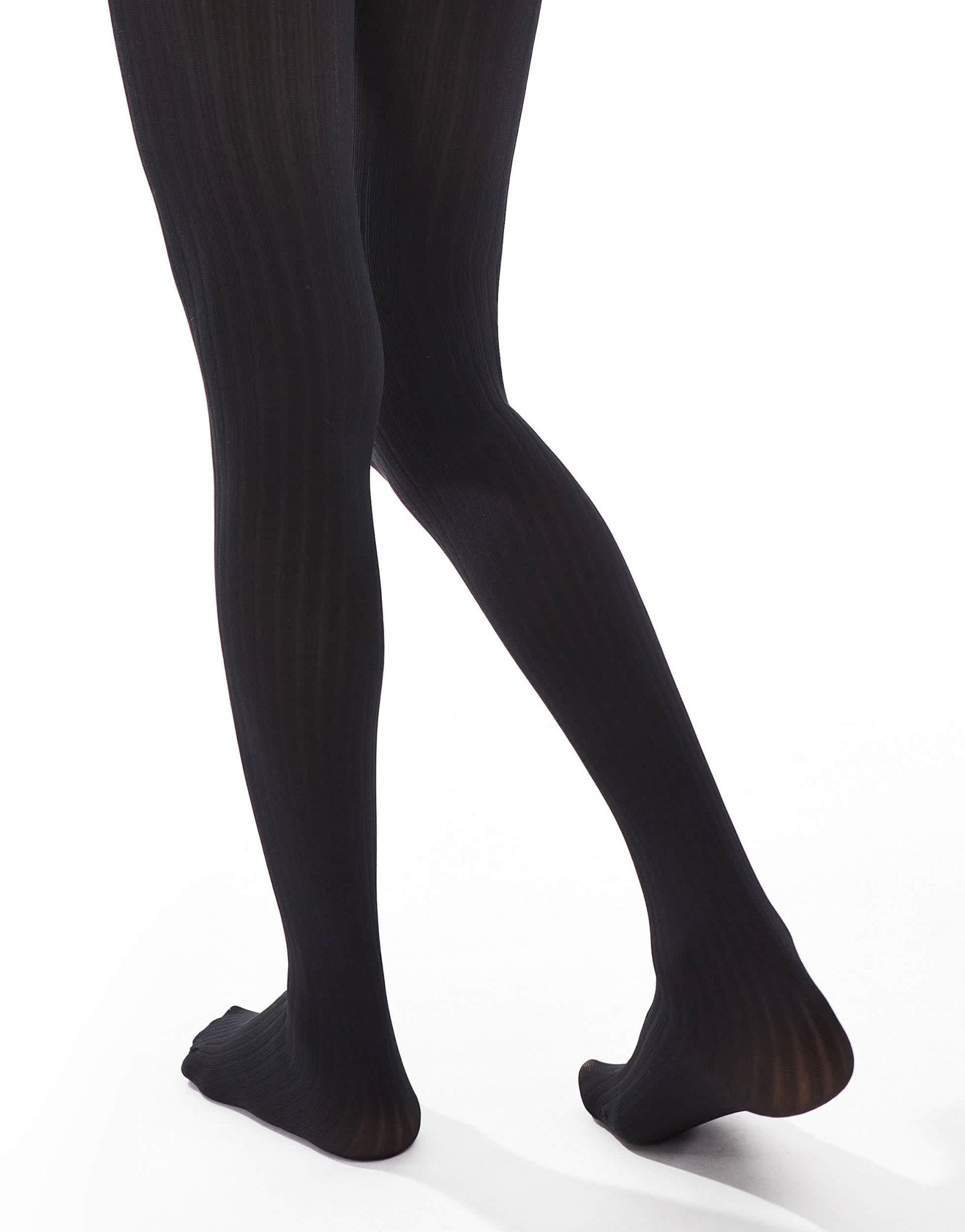 ASOS DESIGN ribbed tights in black - ASOS Sample Sale