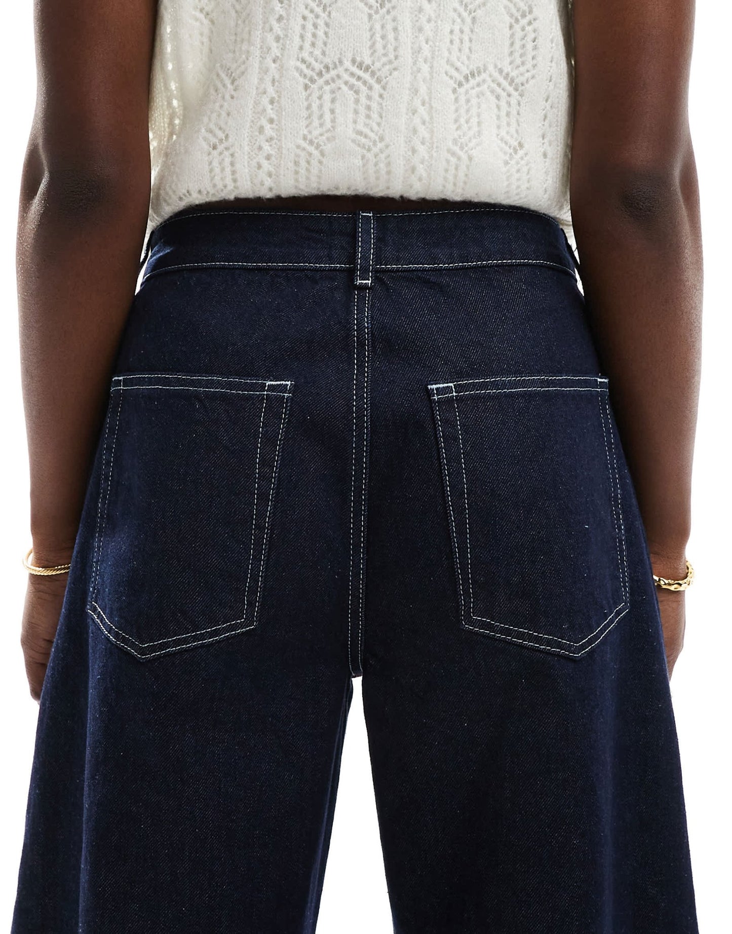 ASOS DESIGN seam detail jean in indigo - ASOS Sample Sale