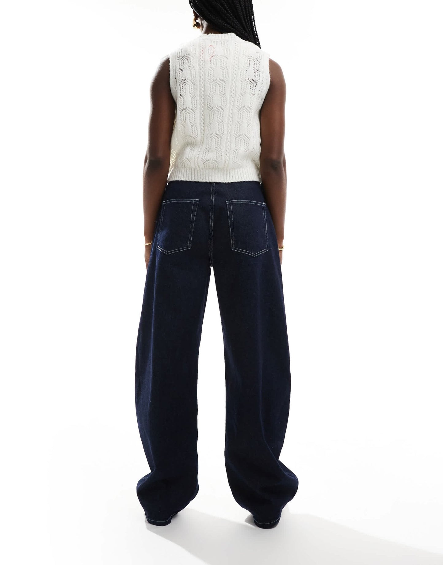 ASOS DESIGN seam detail jean in indigo - ASOS Sample Sale