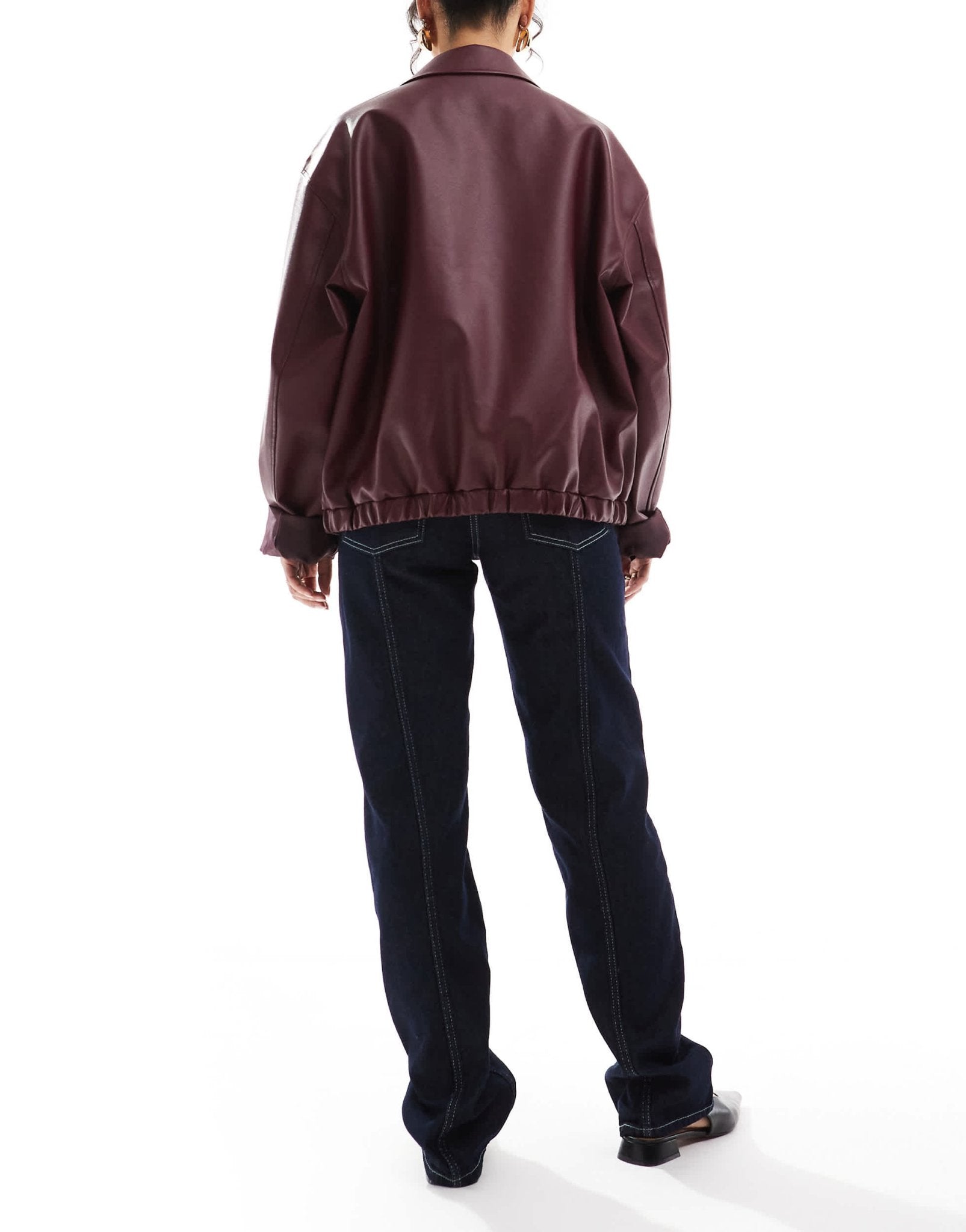 ASOS DESIGN seam front straight jean in indigo - ASOS Sample Sale