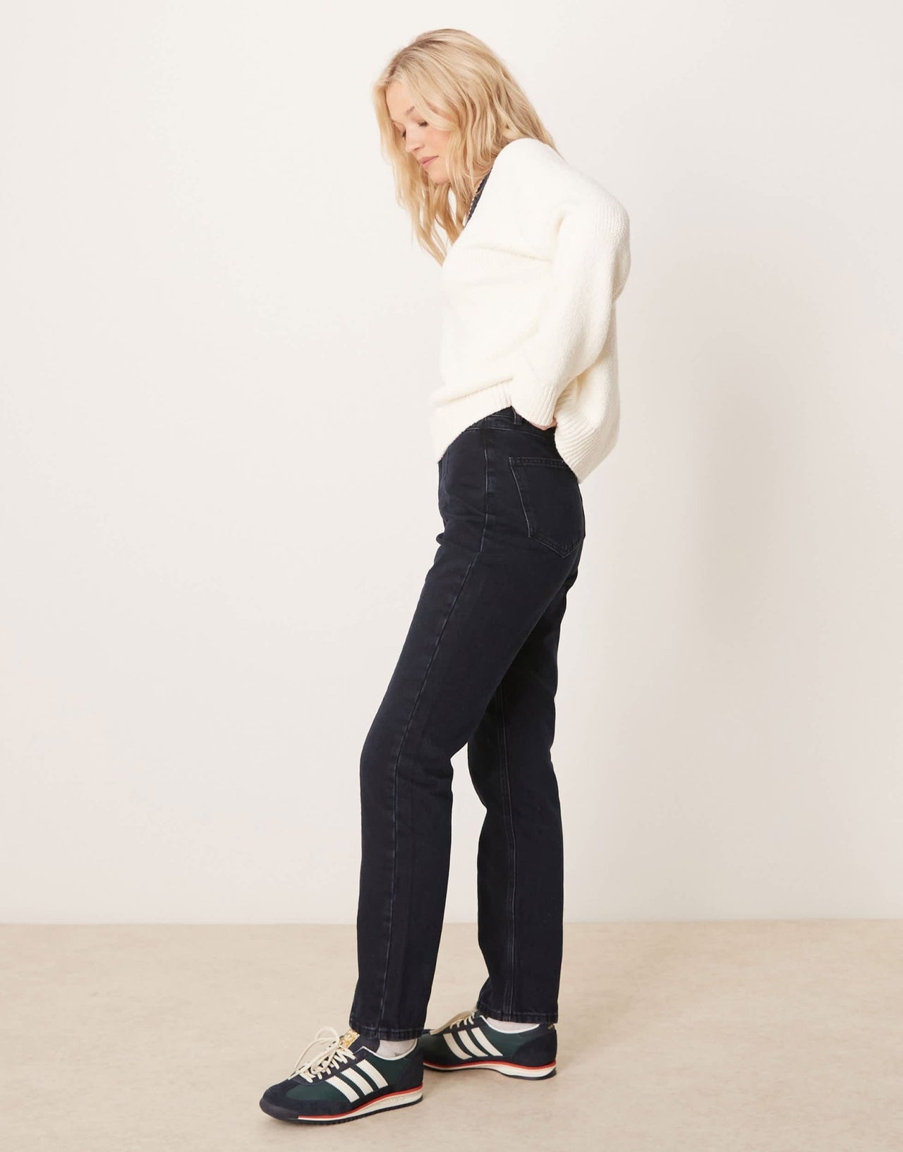ASOS DESIGN seamed slim fit high waist jean - ASOS Sample Sale