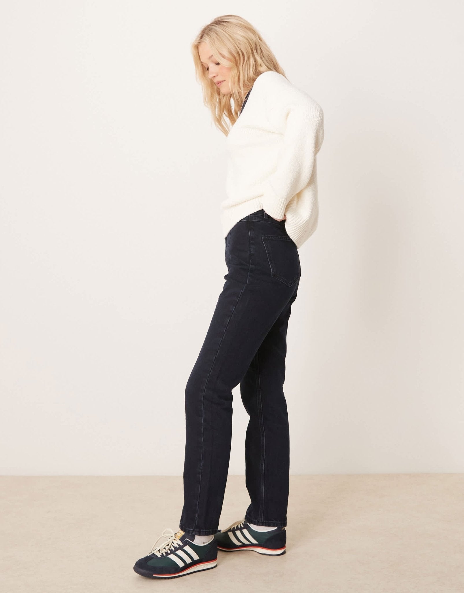 ASOS DESIGN seamed slim fit high waist jean - ASOS Sample Sale