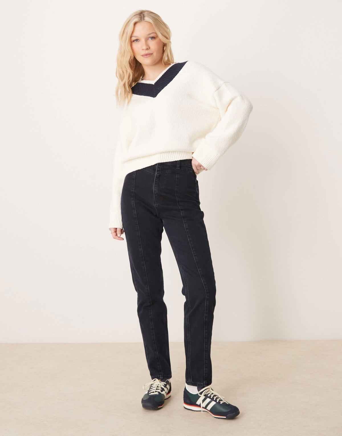 ASOS DESIGN seamed slim fit high waist jean - ASOS Sample Sale