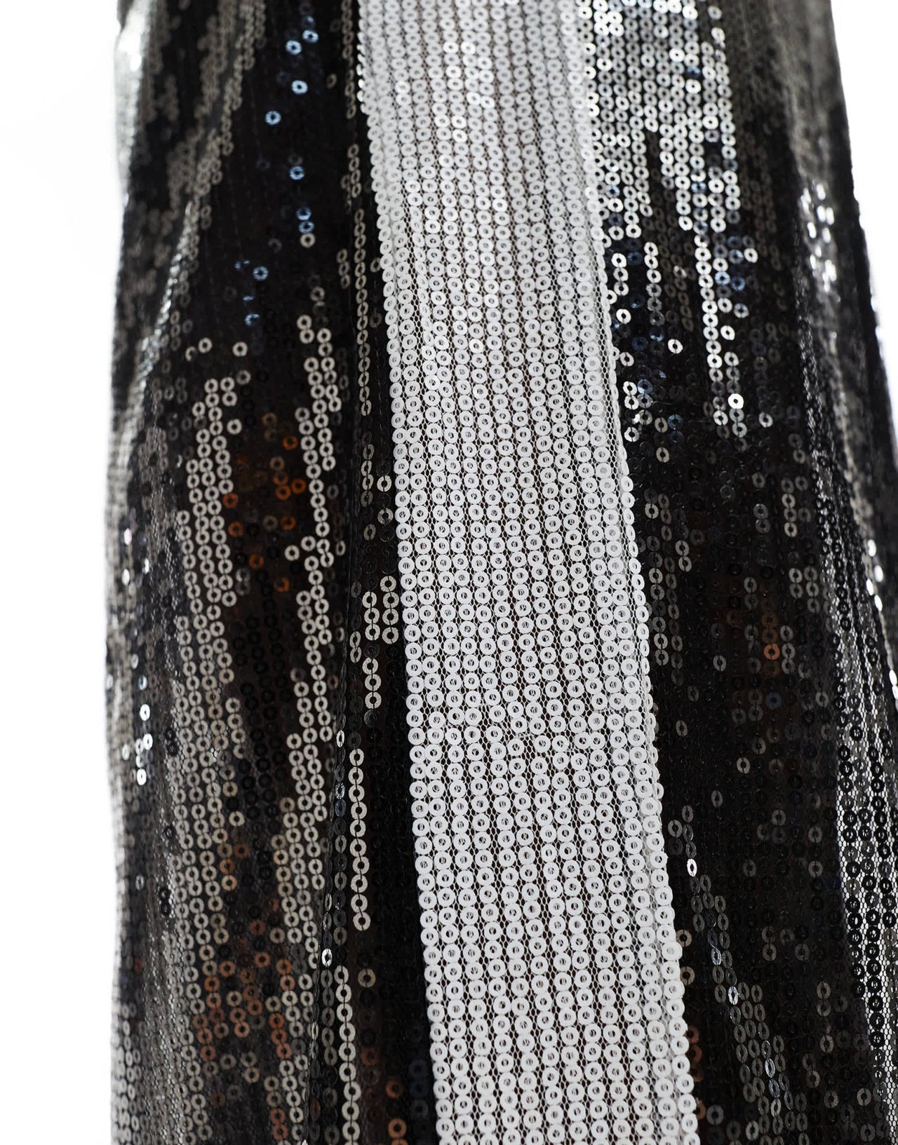 ASOS DESIGN sequin trouser with contrast panel in grey - ASOS Sample Sale
