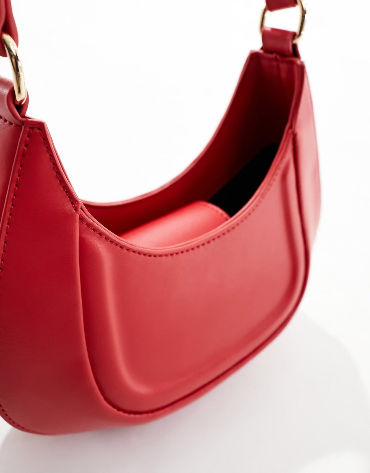 ASOS DESIGN shoulder bag with debossed panelling in red - ASOS Sample Sale