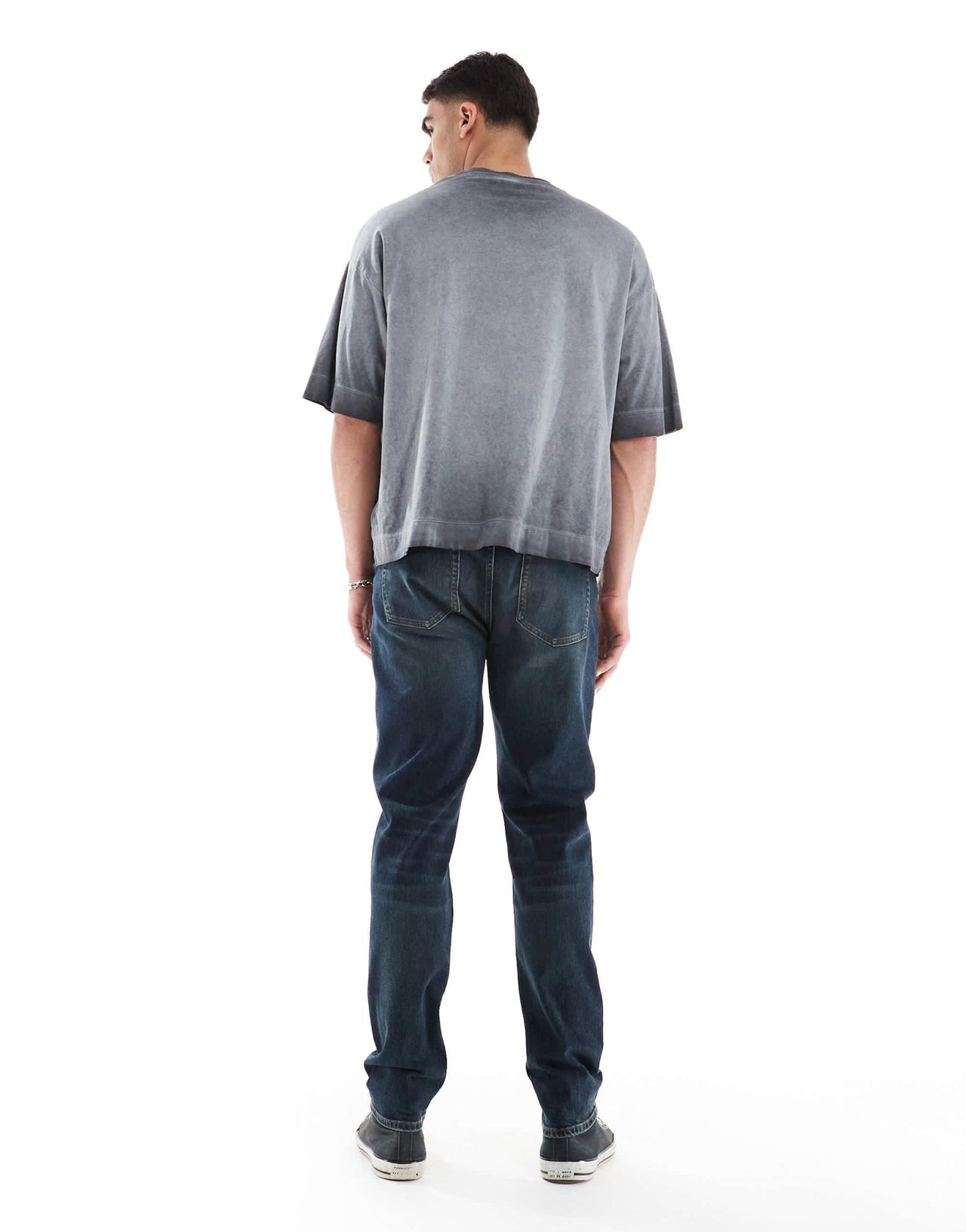ASOS DESIGN skinny jeans in mid wash blue - ASOS Sample Sale