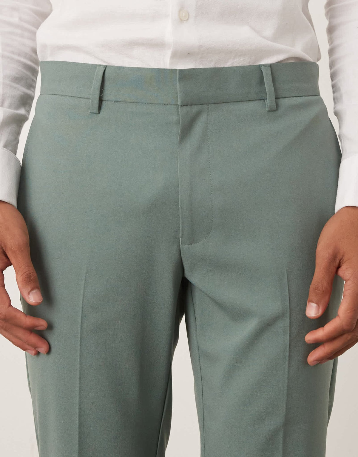 ASOS DESIGN skinny suit trousers in green - ASOS Sample Sale