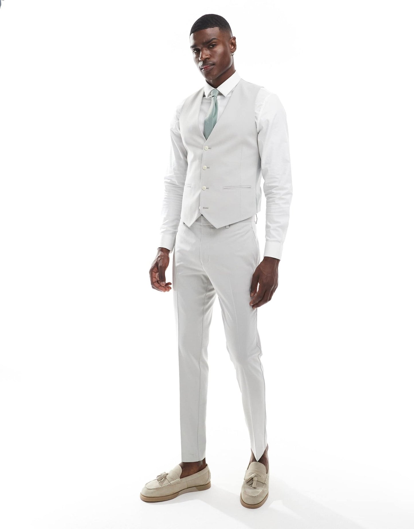 ASOS DESIGN skinny suit trousers in light grey - ASOS Sample Sale