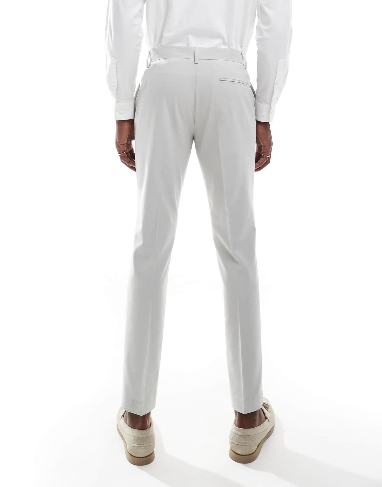 ASOS DESIGN skinny suit trousers in light grey - ASOS Sample Sale