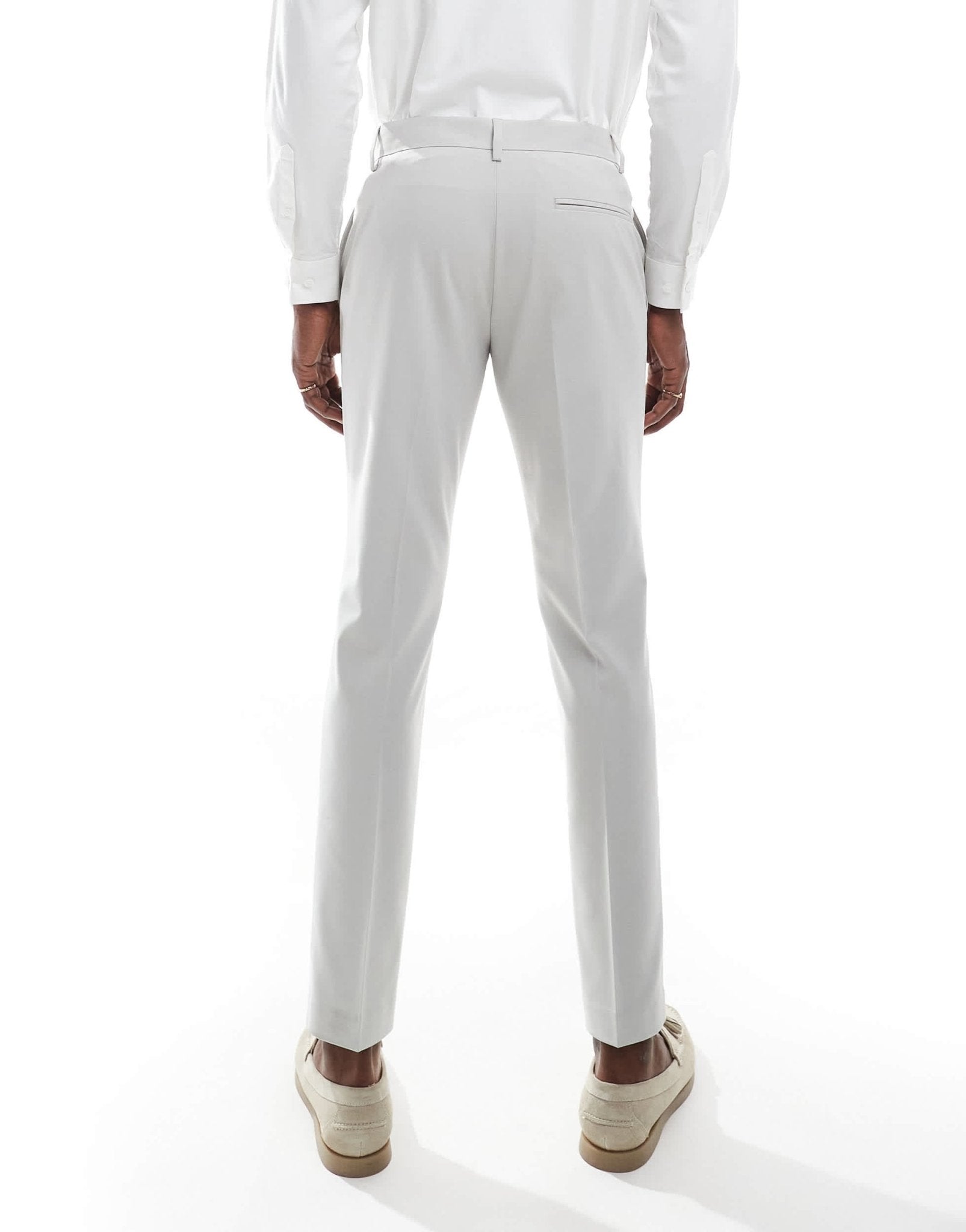 ASOS DESIGN skinny suit trousers in light grey - ASOS Sample Sale