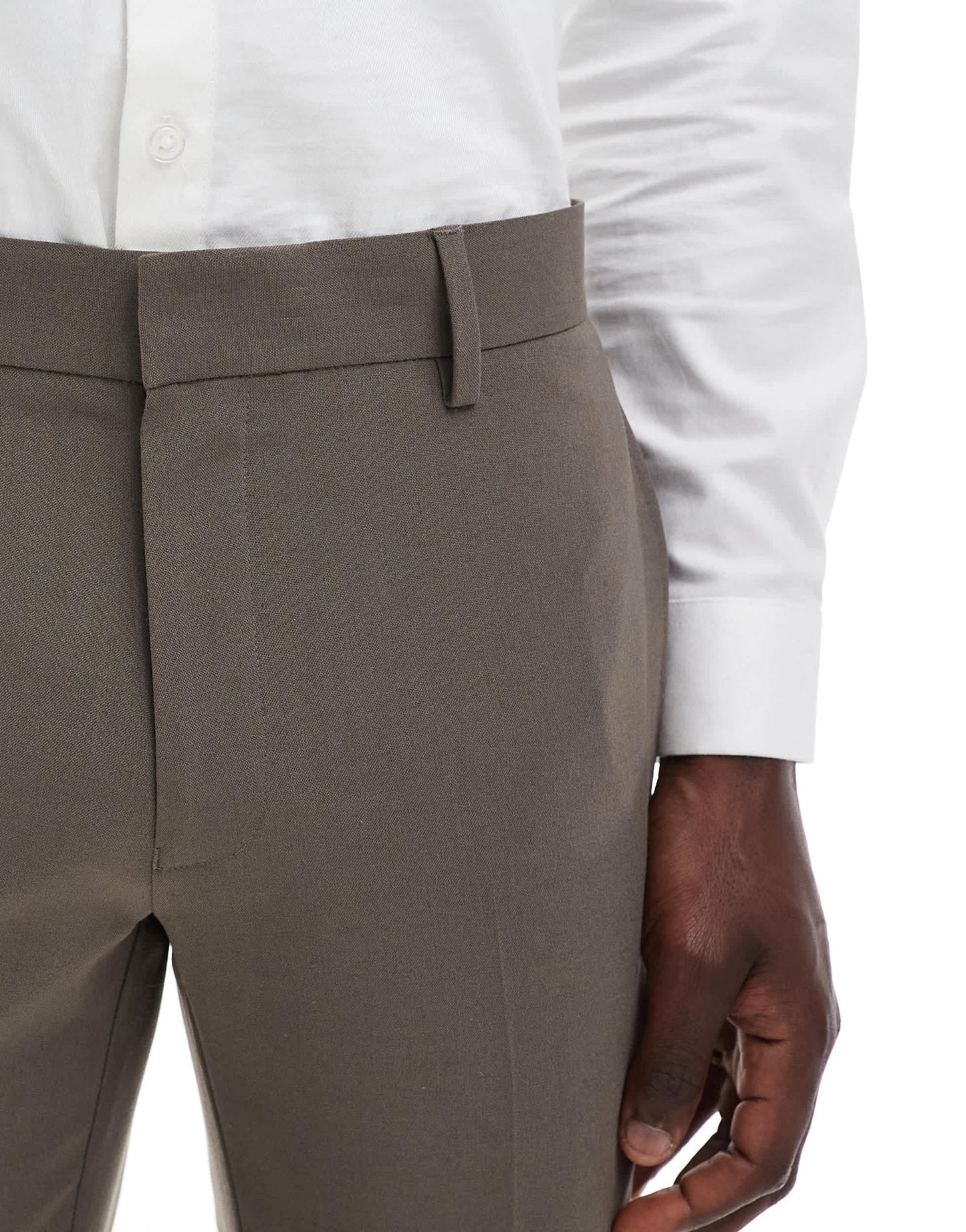ASOS DESIGN skinny suit trousers in mink brown - ASOS Sample Sale