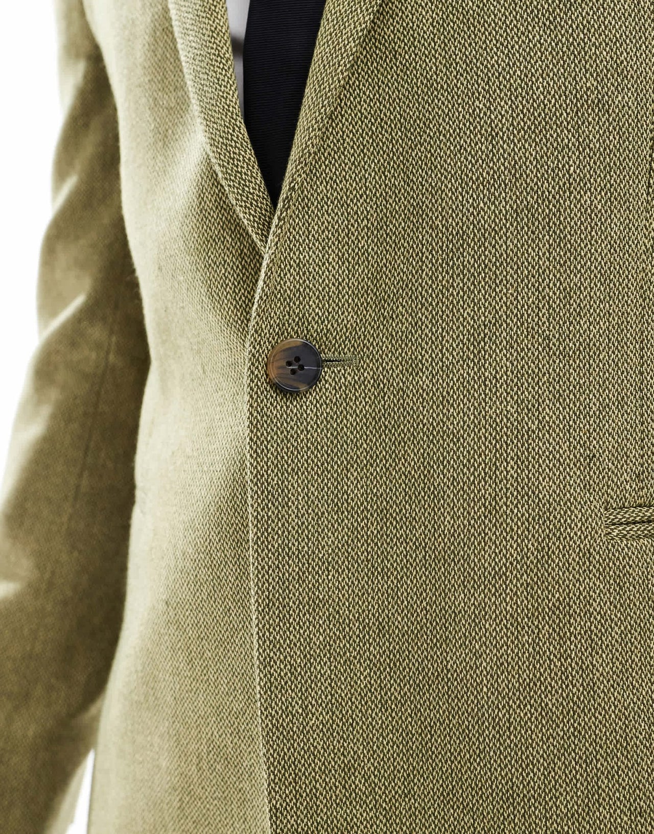 ASOS DESIGN skinny wool mix suit jacket in olive basketweave texture - ASOS Sample Sale