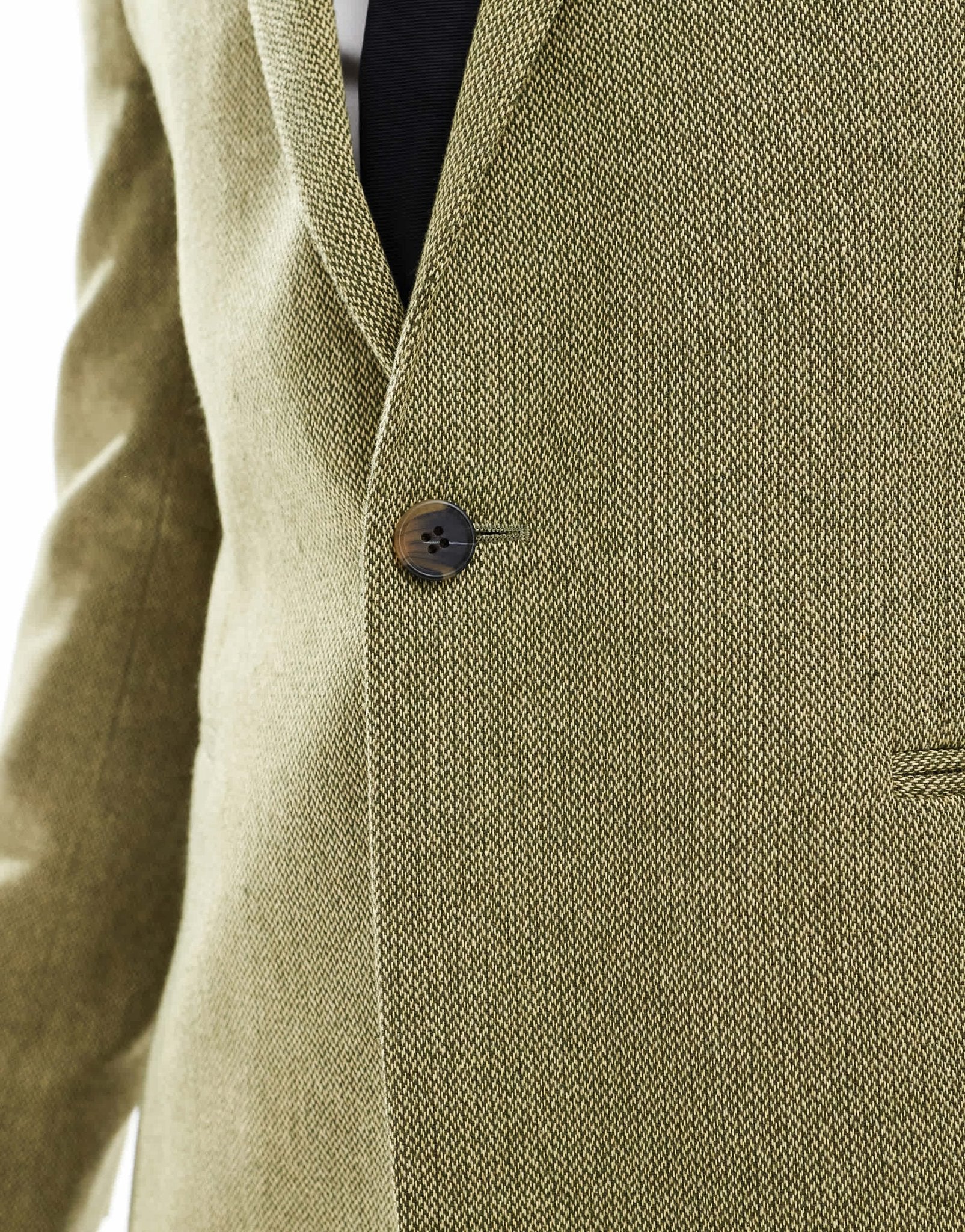 ASOS DESIGN skinny wool mix suit jacket in olive basketweave texture - ASOS Sample Sale