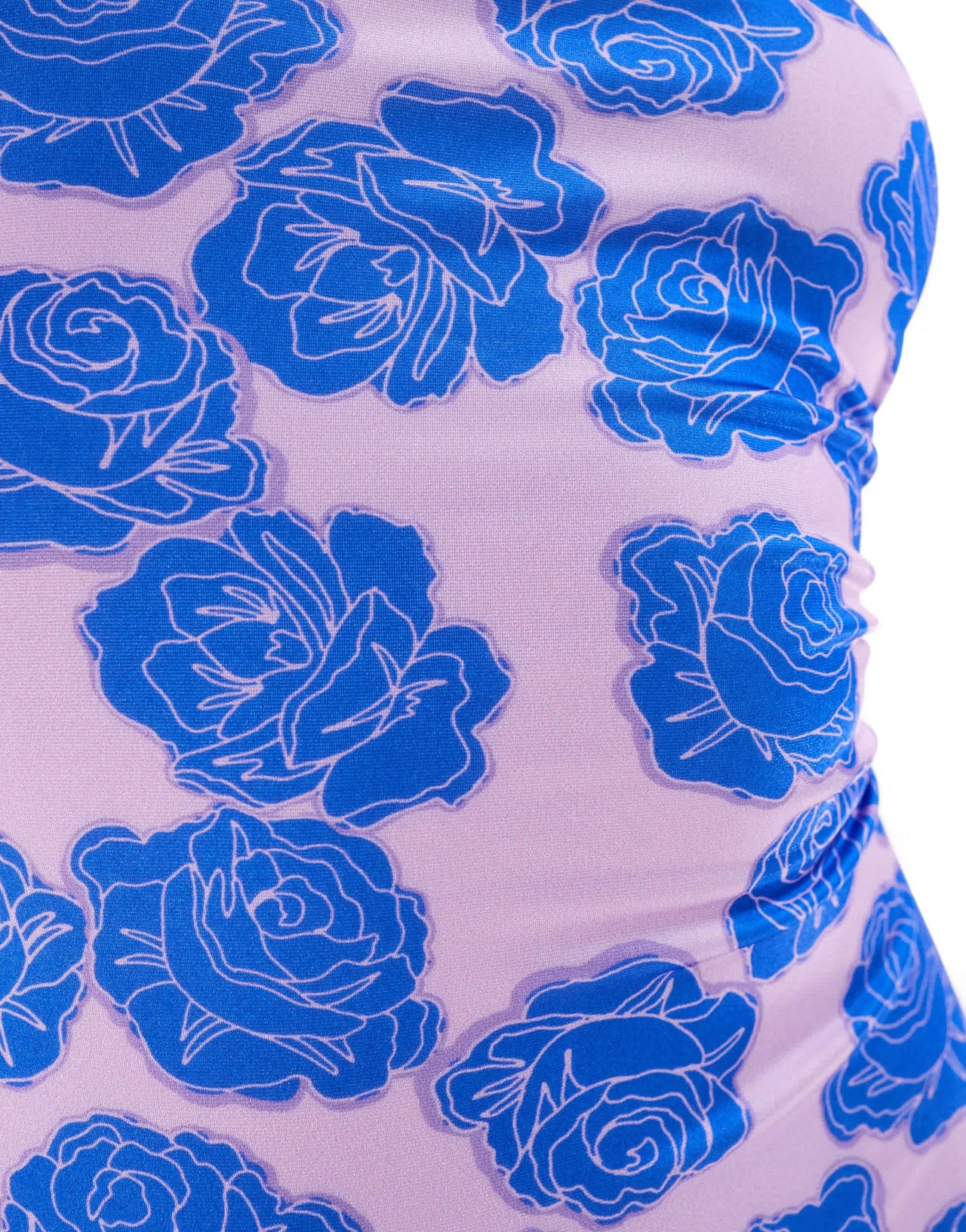 ASOS DESIGN sleek bandeau swimsuit in bold floral - ASOS Sample Sale